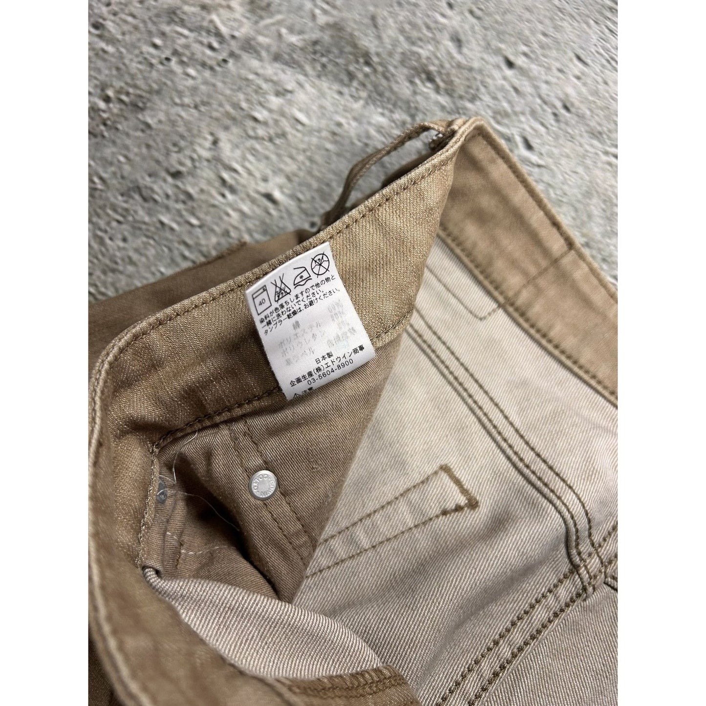 Edwin Vintage Jeans Shorts Wide Leg Jorts