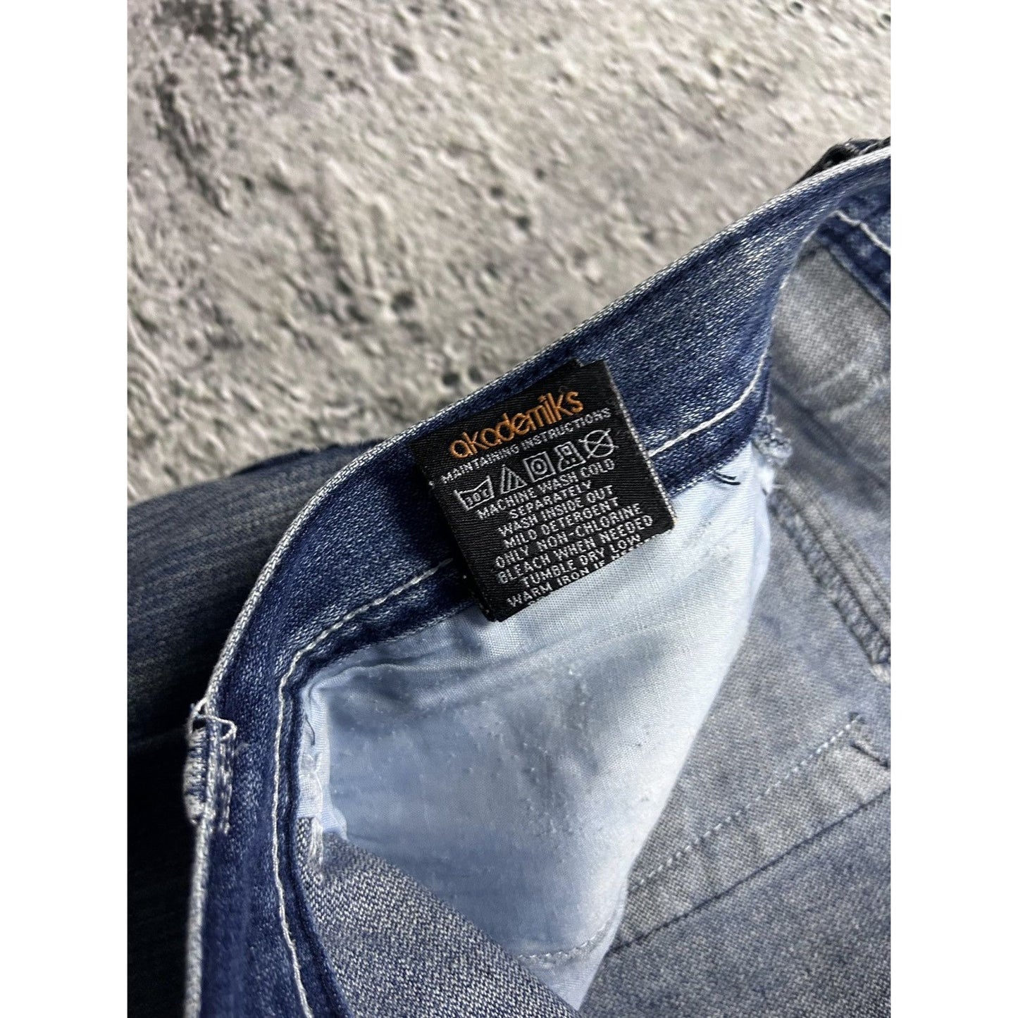 Akademiks Jeans vintage Y2K blue baggy
