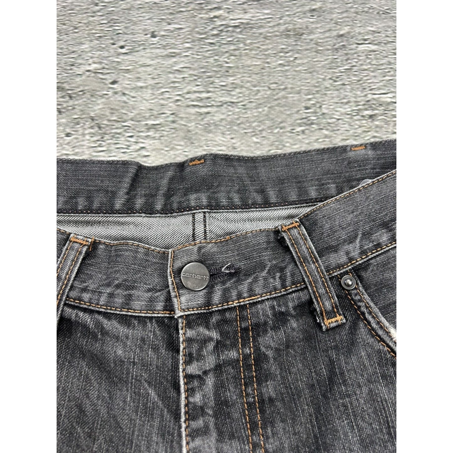 Carhartt jeans Western pant workwear vintage pants dark grey