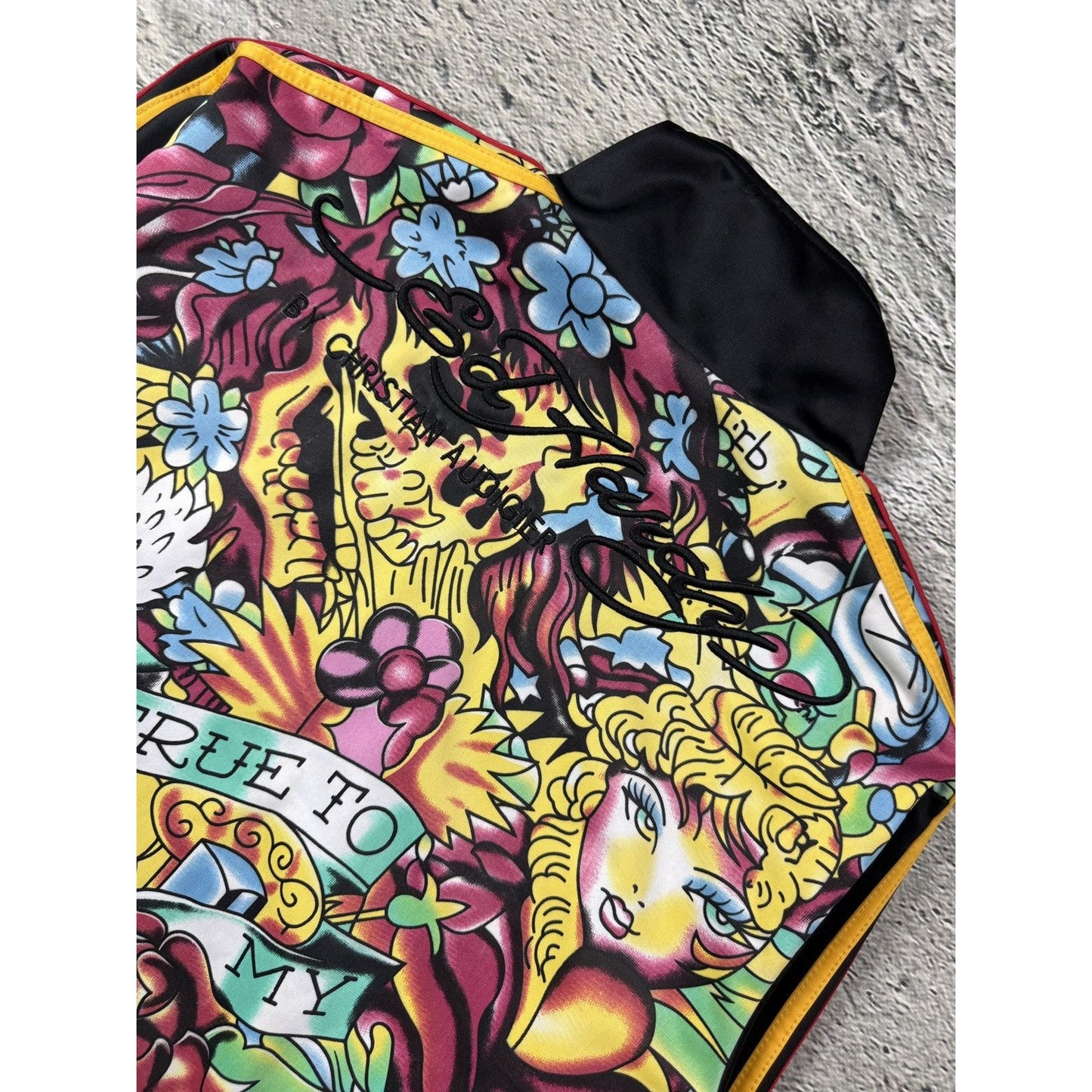 Ed Hardy zip hoodie vintage Track Jacket tatoo