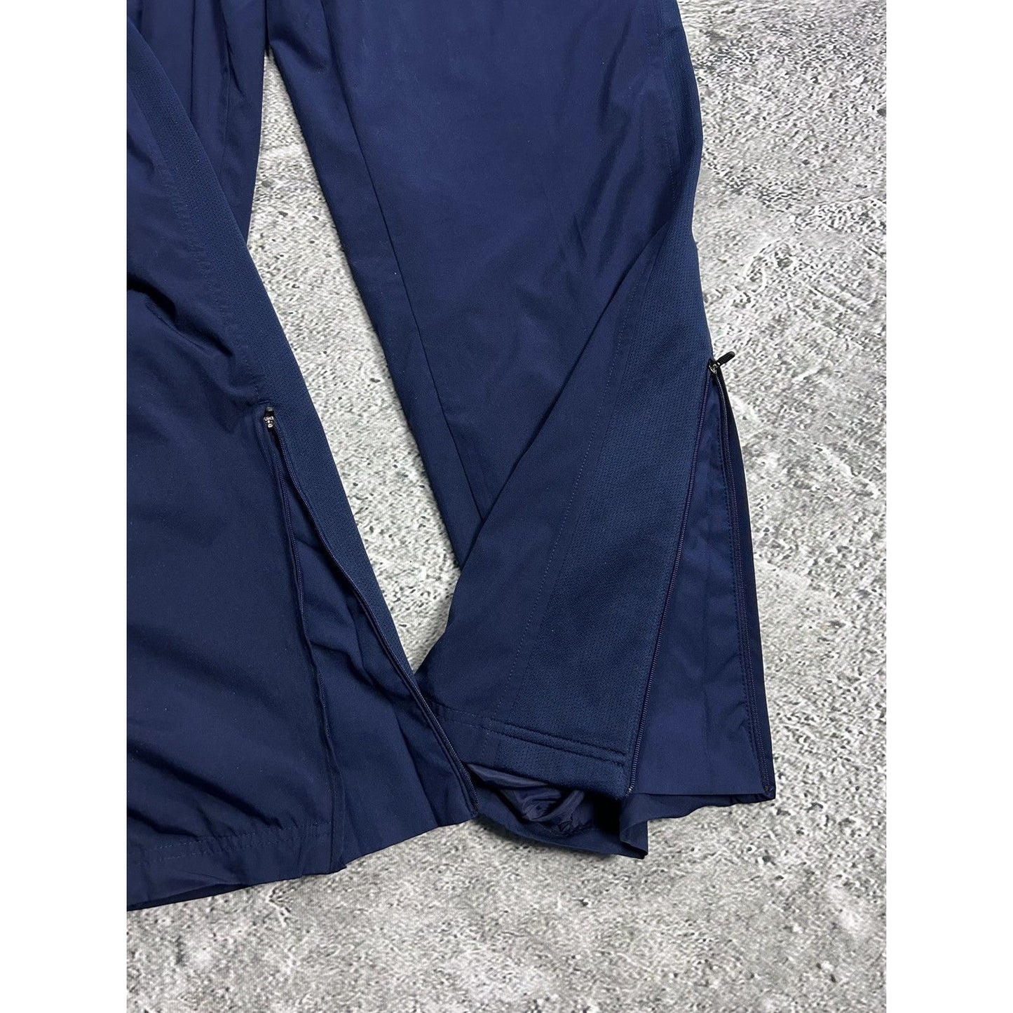 Nike vintage navy track pants nylon small logo parachute Y2K