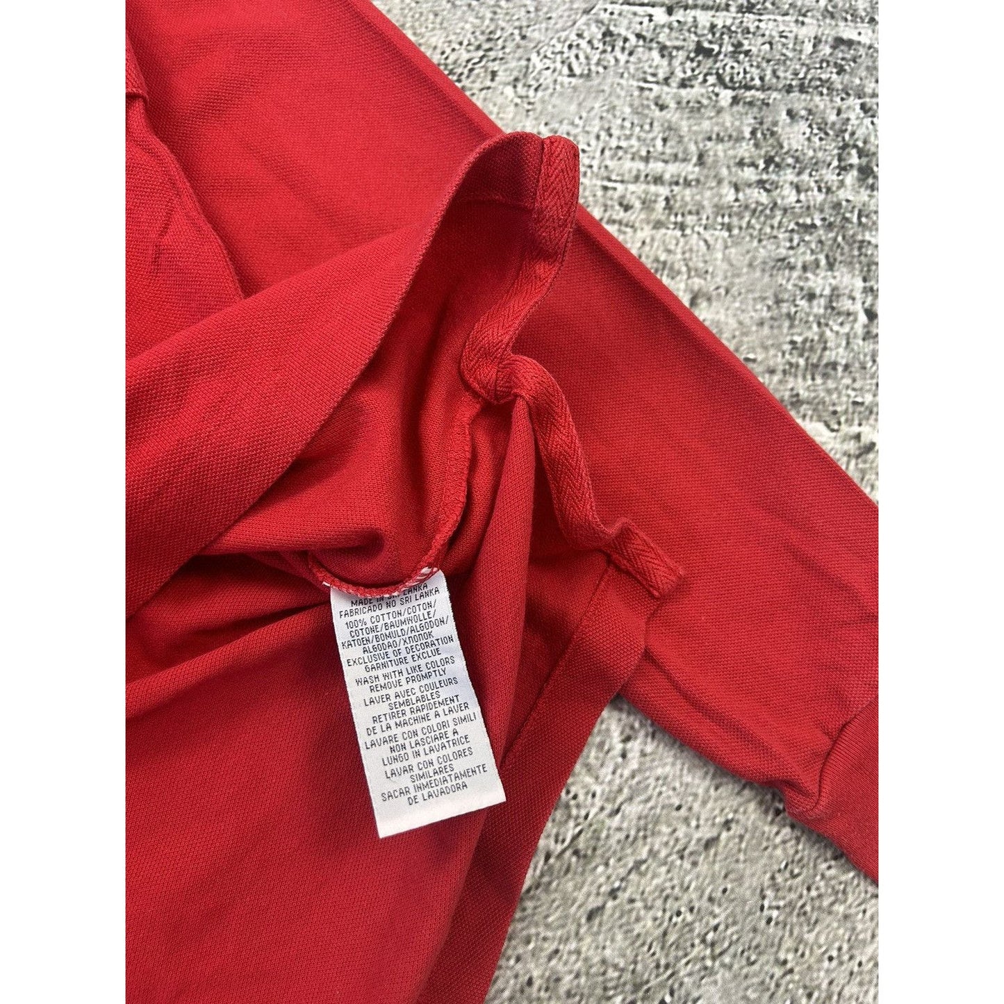 Polo Ralph Lauren vintage longsleeve rugby red big pony