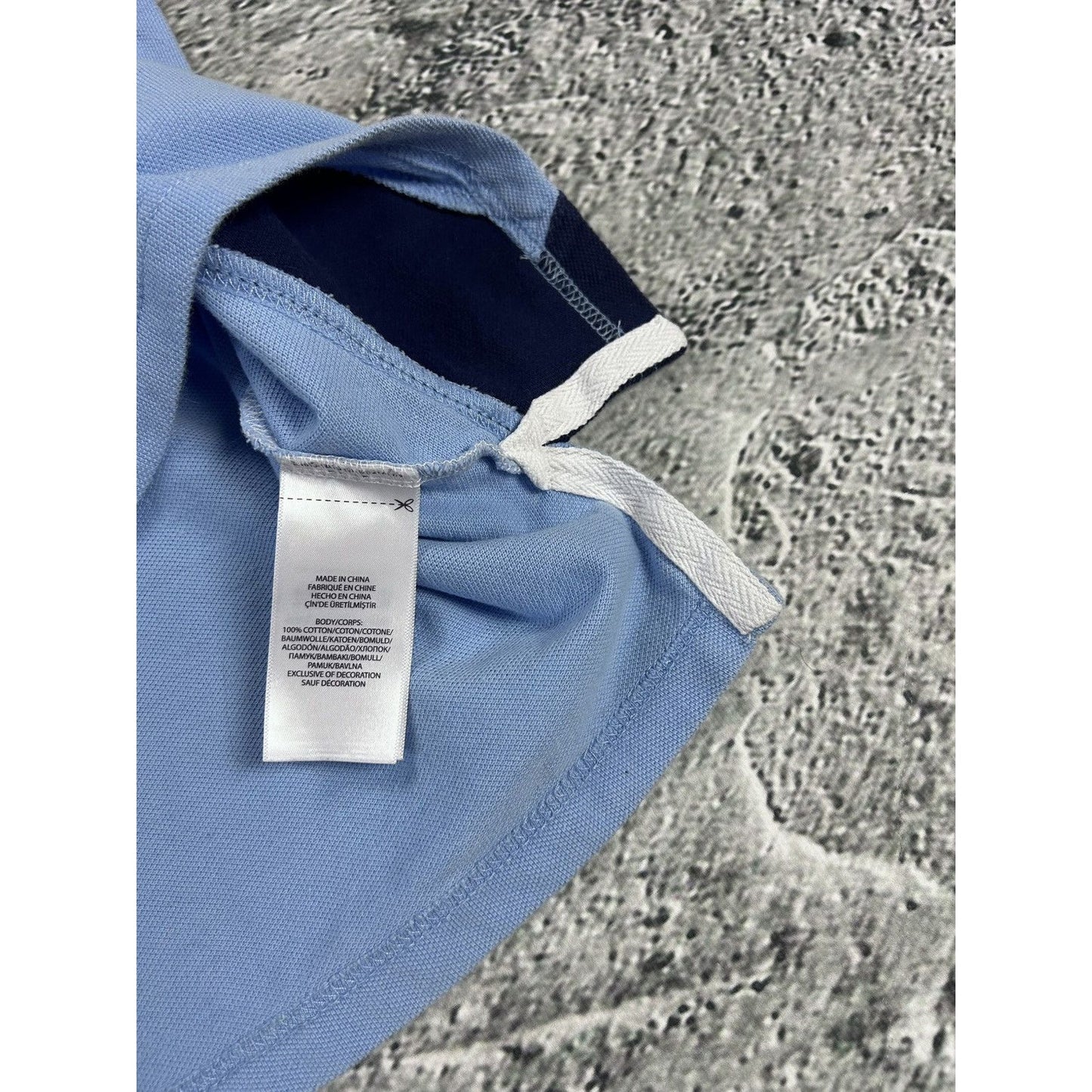 Chief Keef Polo Ralph Lauren T-shirt vintage baby blue navy