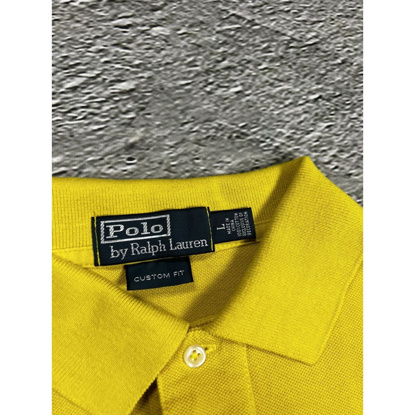 Chief Keef Polo Ralph Lauren vintage yellow UAE big pony