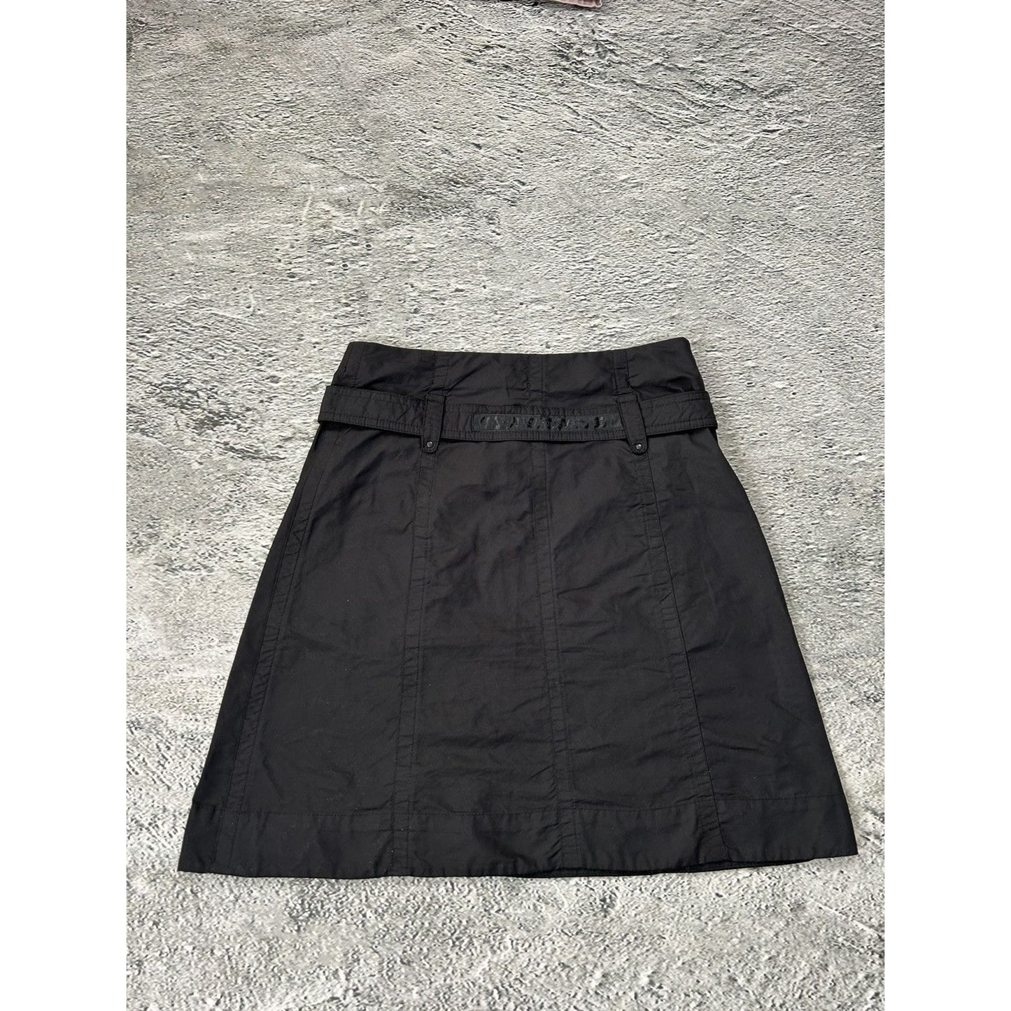 Japanese IKKS black skirt cargo multi pocket