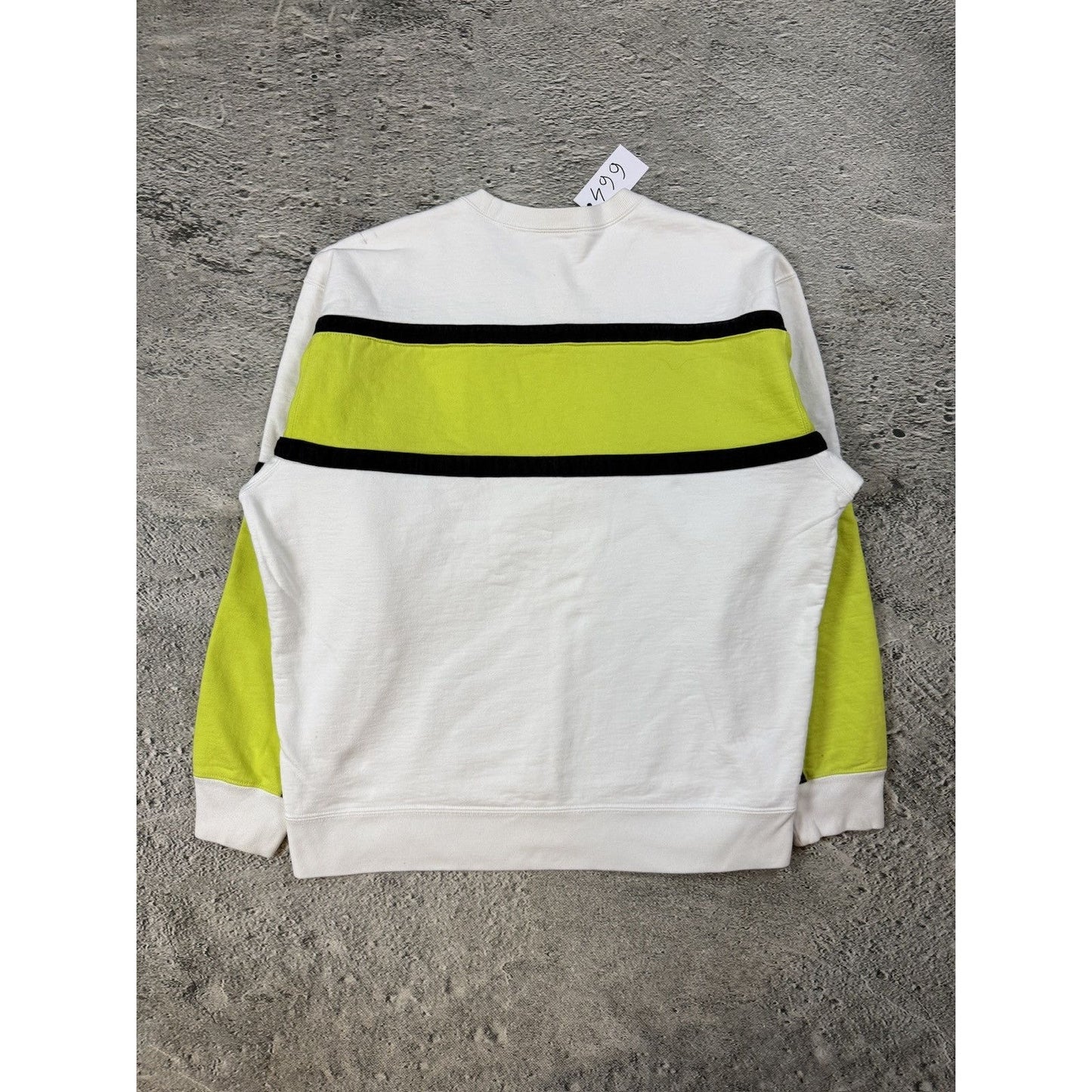 Supreme Paneled crewneck SS21 lime white