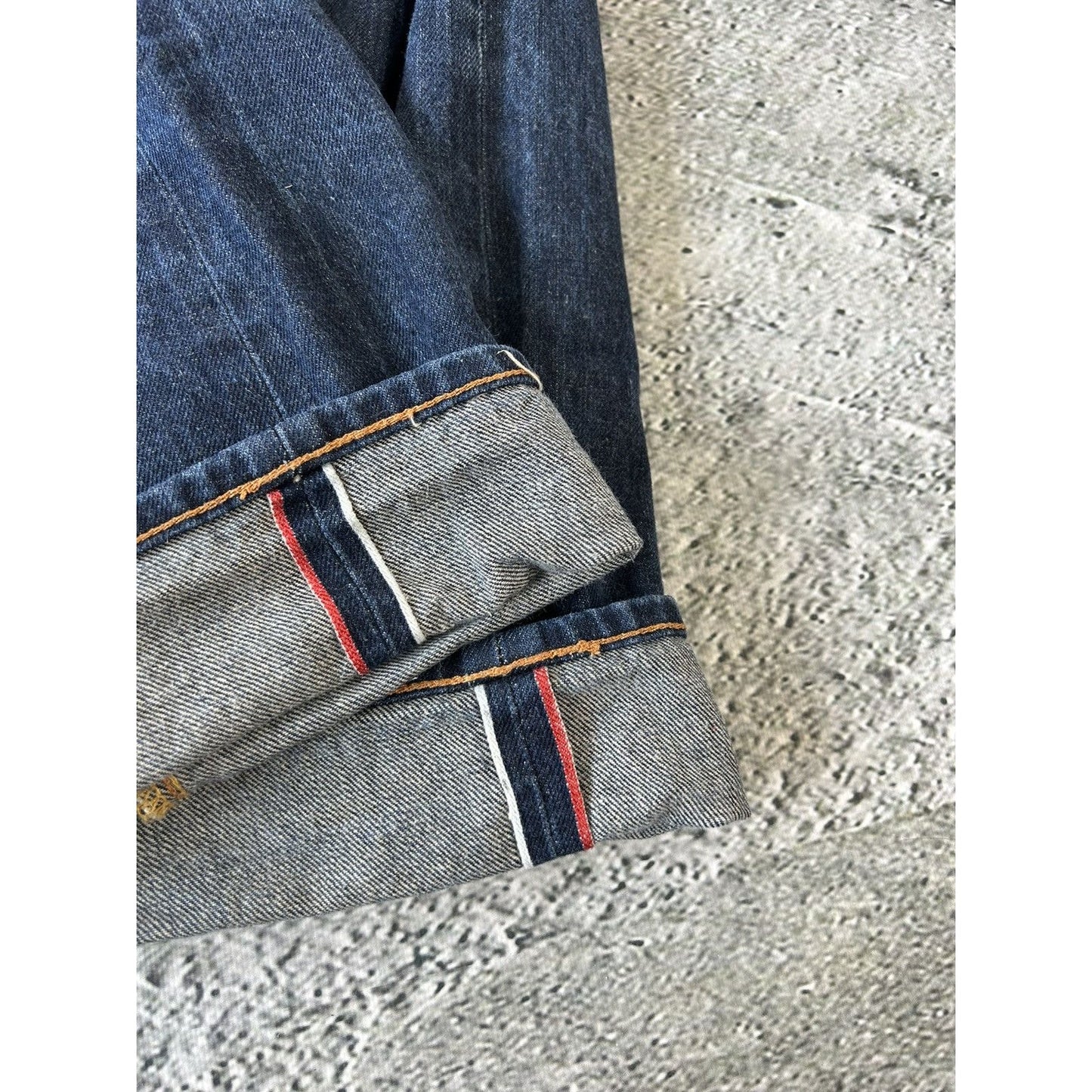 Evisu jeans daicock big logo gold selvedge denim Japan