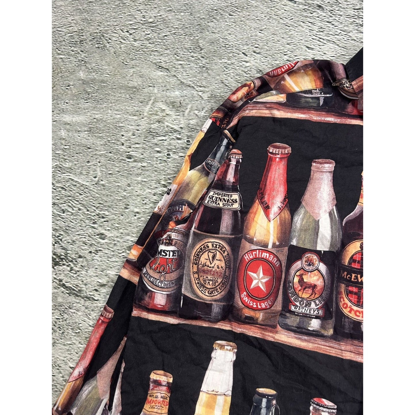 Angelo Litrico Beer Shirt full print longsleeve button-up