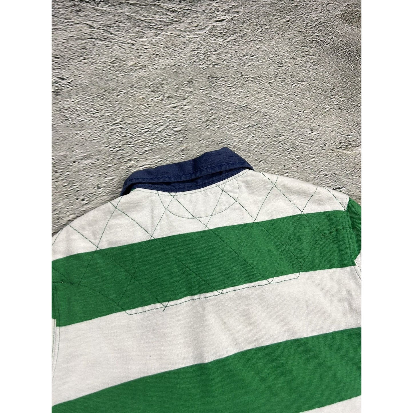 Chief Keef Polo Ralph Lauren green longsleeve striped pony