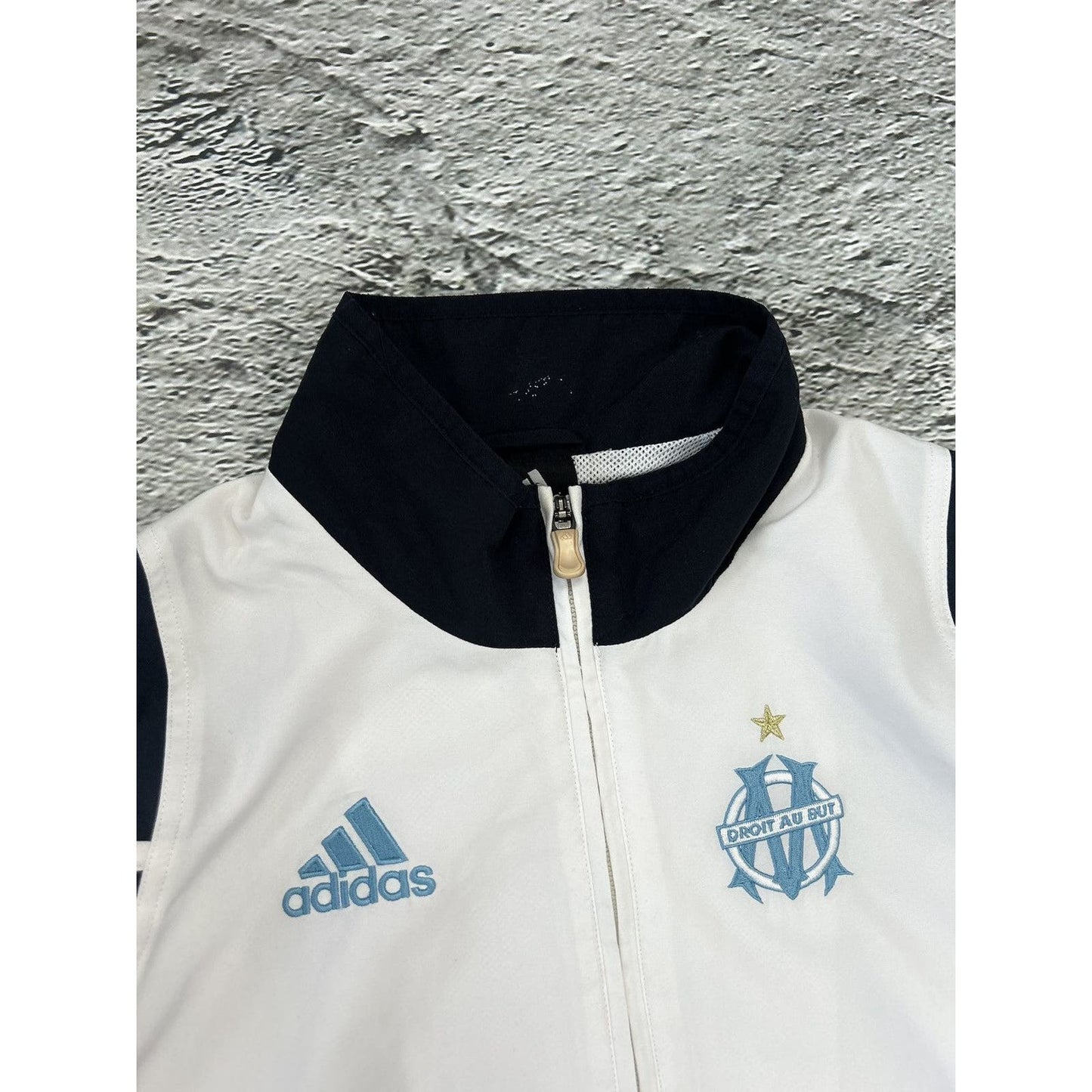 Olympique Marseille Adidas track suit vintage nylon set