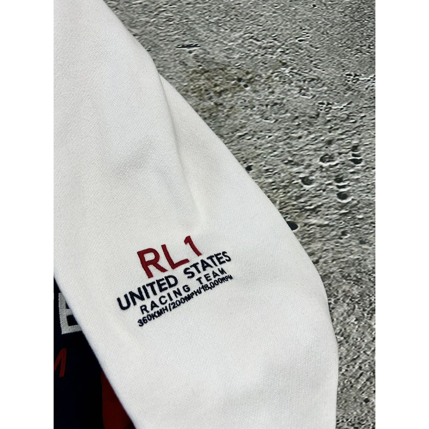 Chief Keef Polo Ralph Lauren zip sweatshirt navy USA