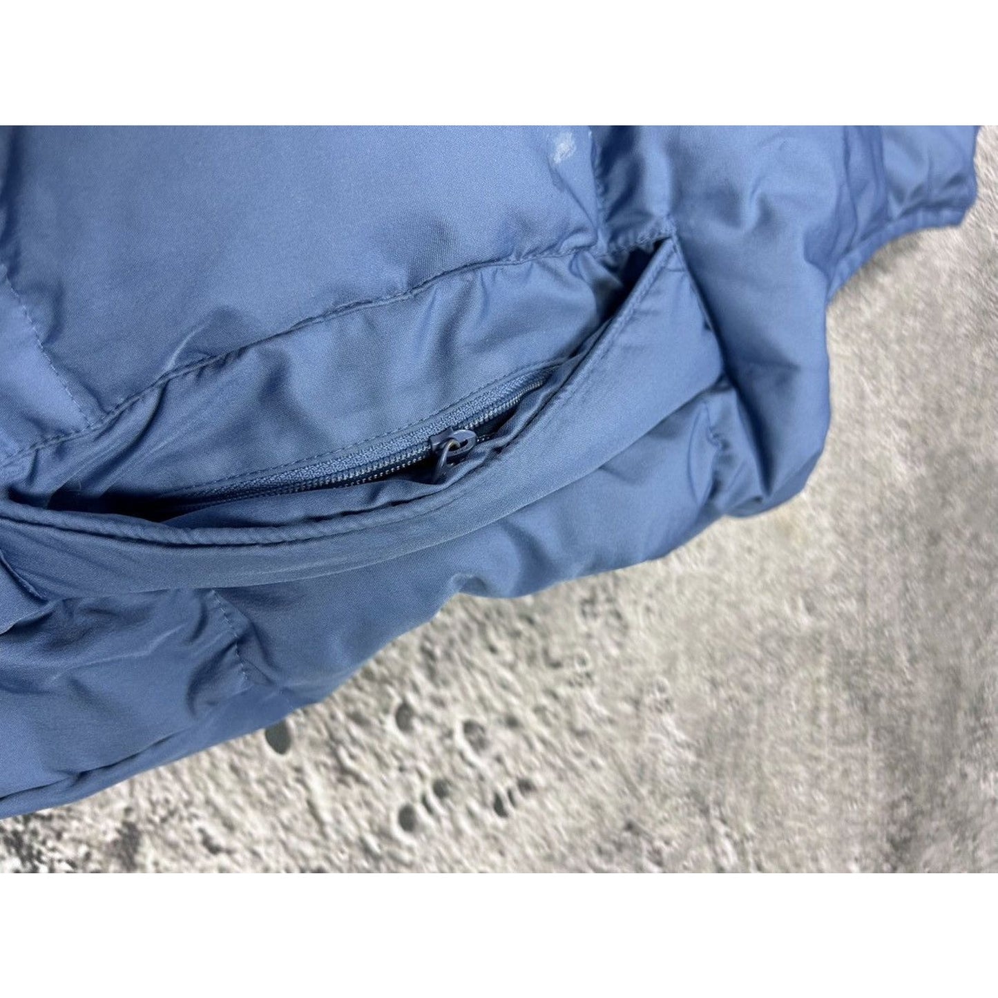 Nike vintage blue puffer vest small swoosh 2000s