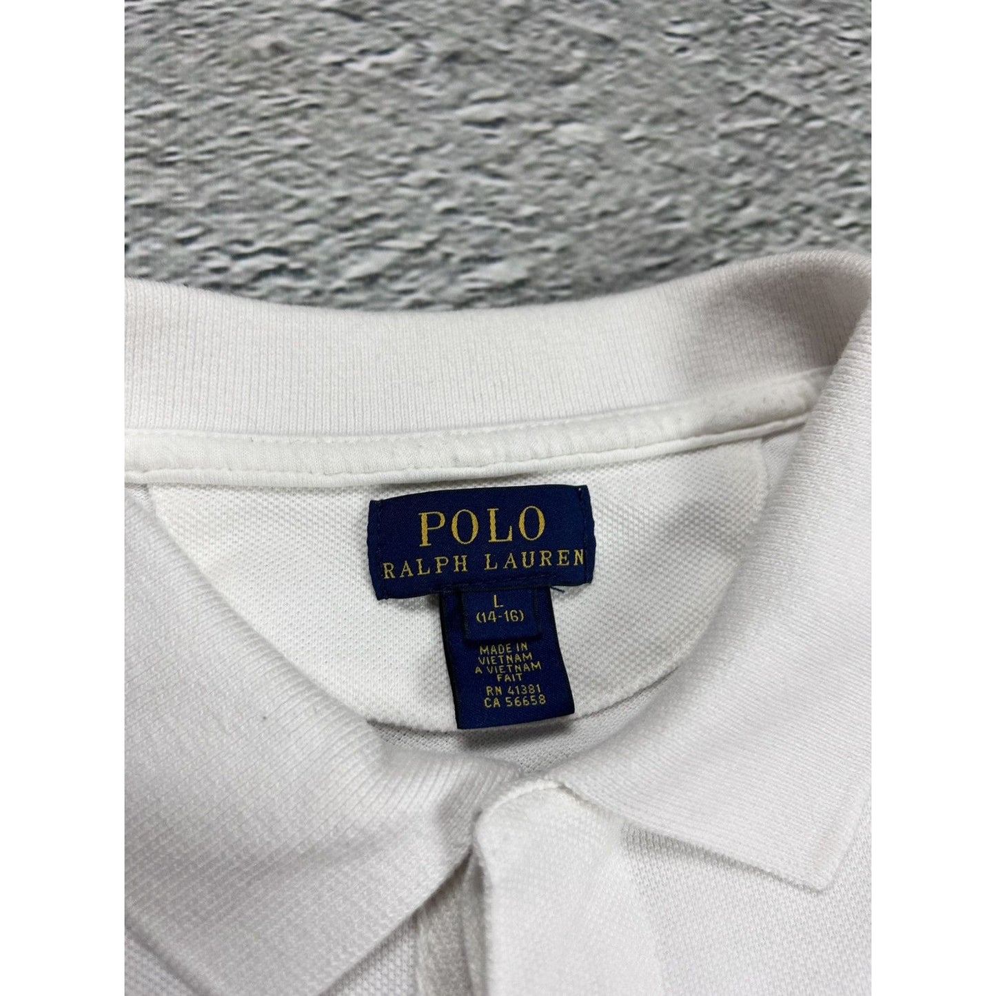 Chief Keef Polo Ralph Lauren longsleeve white big pony