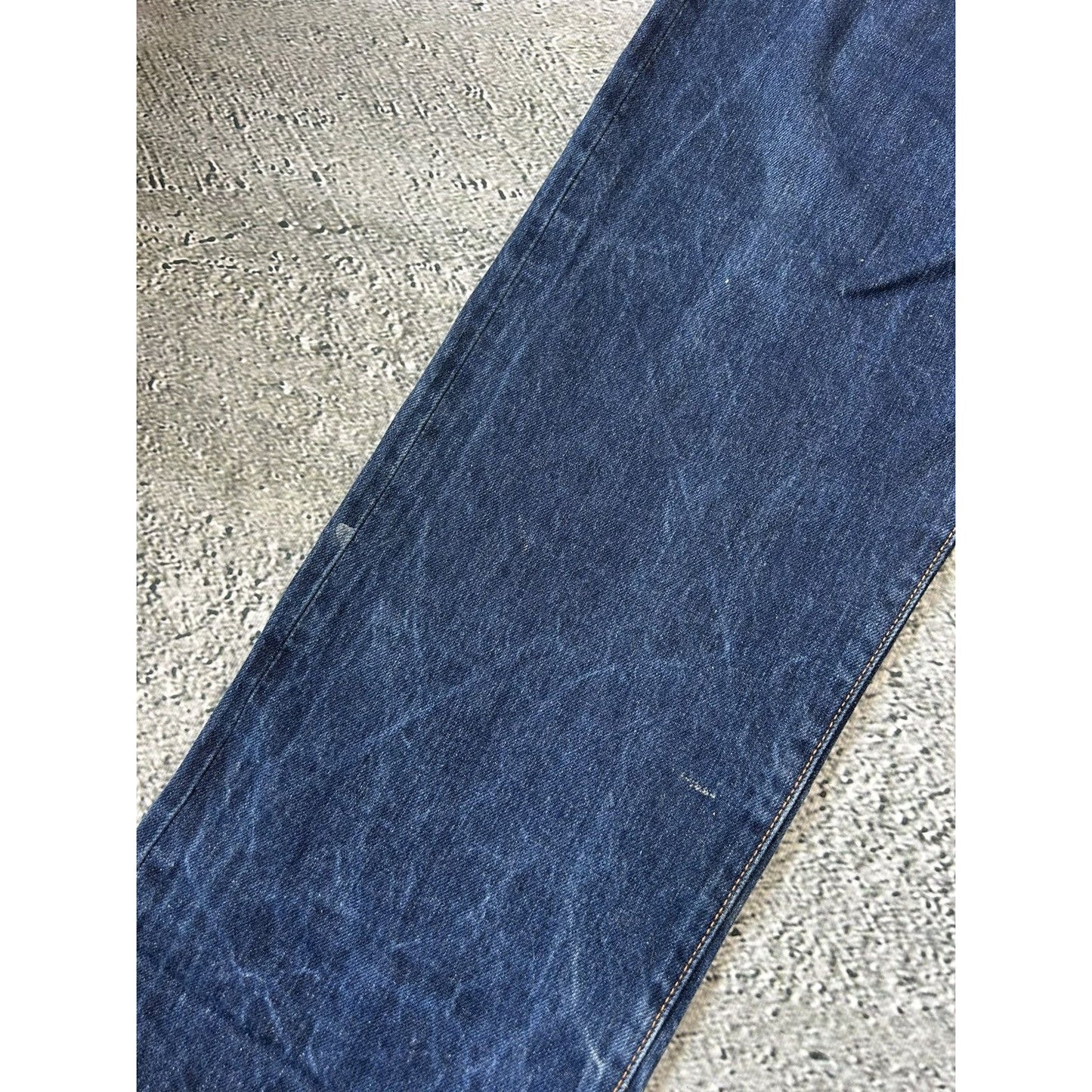 Evisu jeans One God Brand navy denim pants Y2K baggy