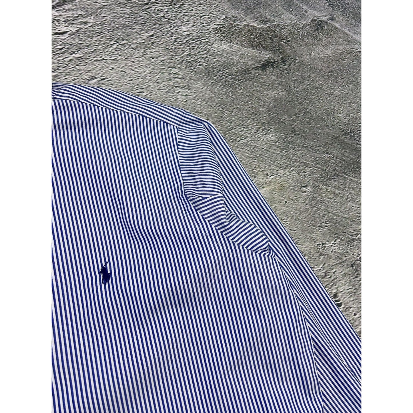 Polo Ralph Lauren shirt button up longsleeve blue striped