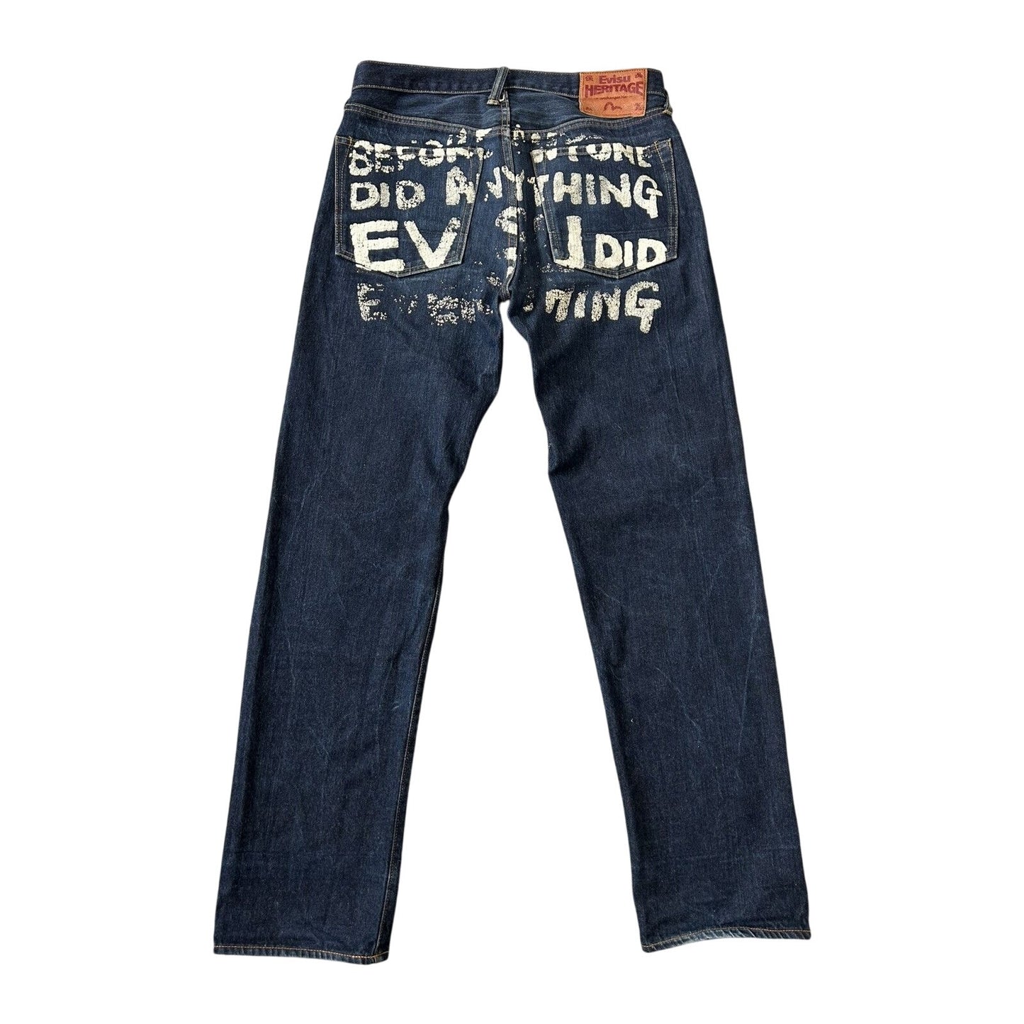 Evisu jeans vintage big logo selvedge denim Before Anyone