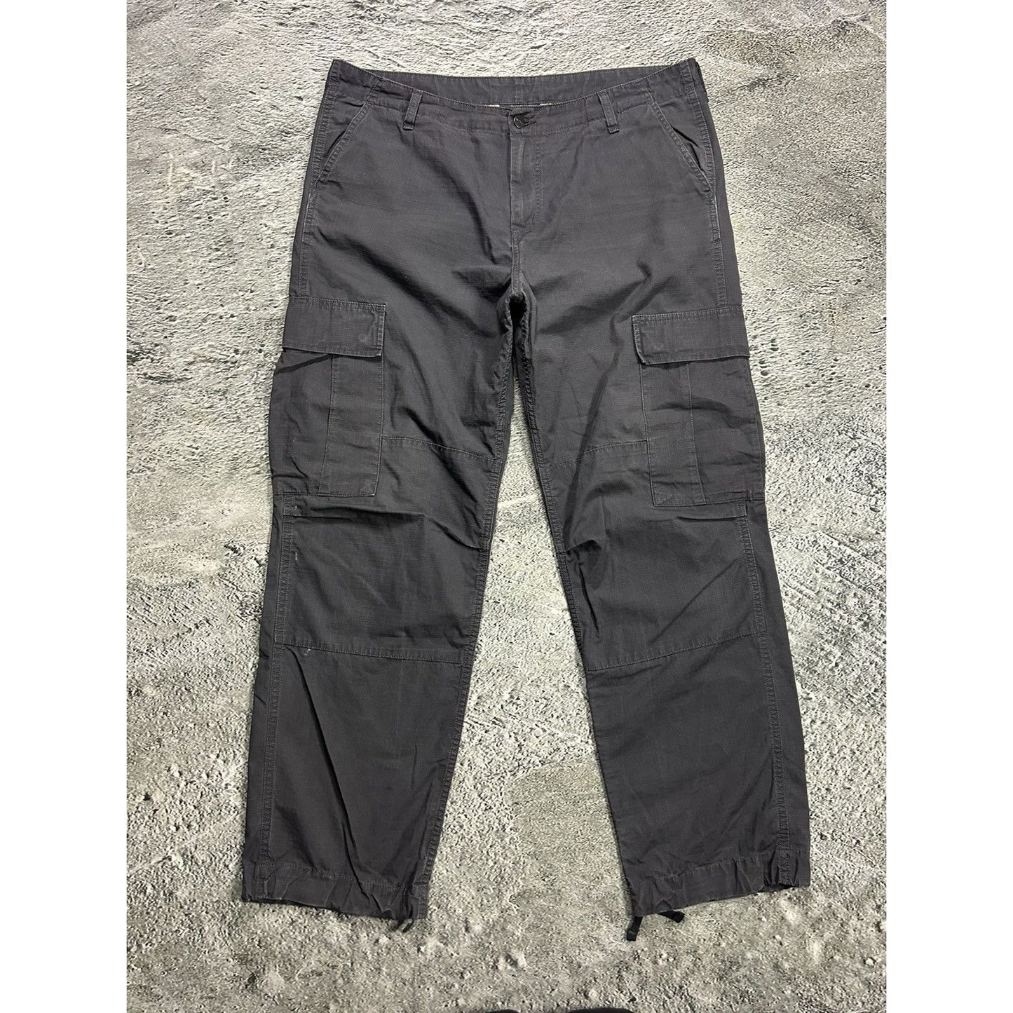 Carhartt vintage cargo pants grey workwear regular baggy