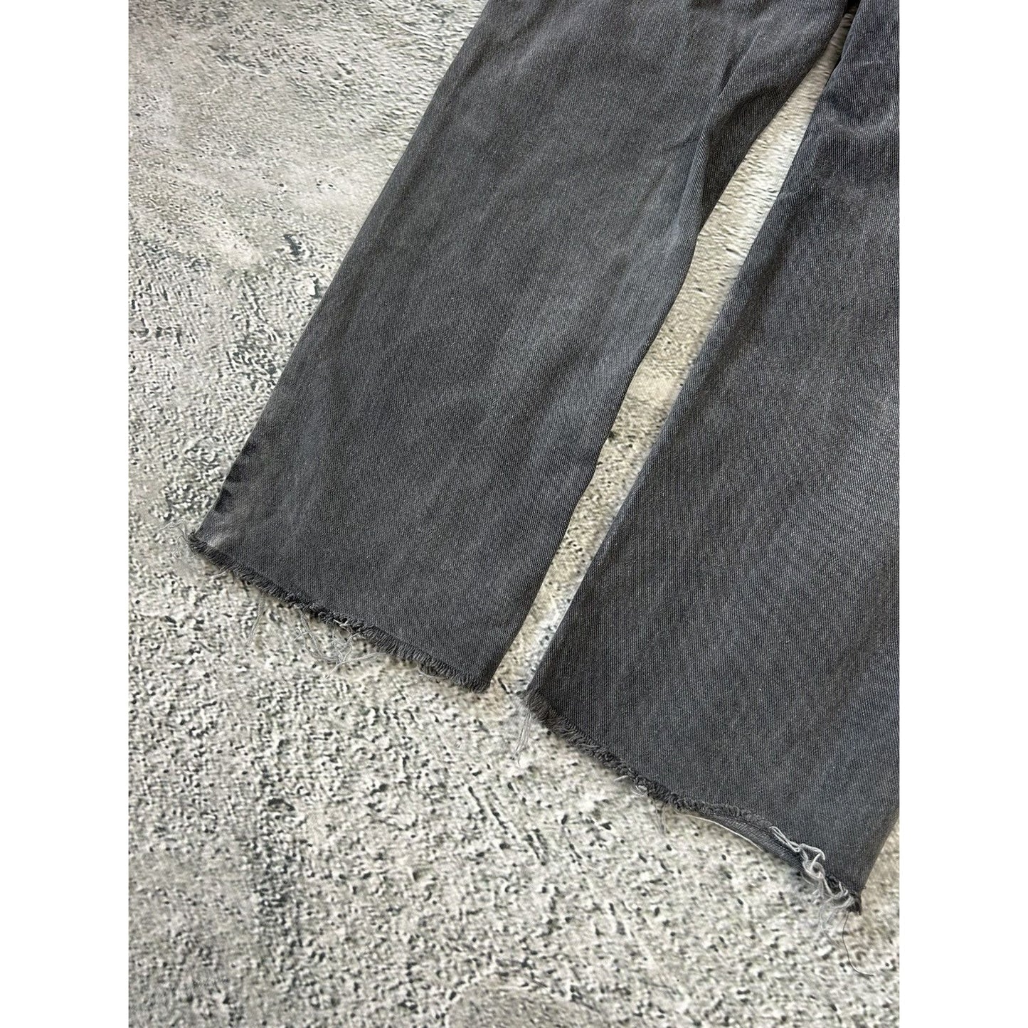 90s Levi’s 505 vintage washed black jeans made in USA denim