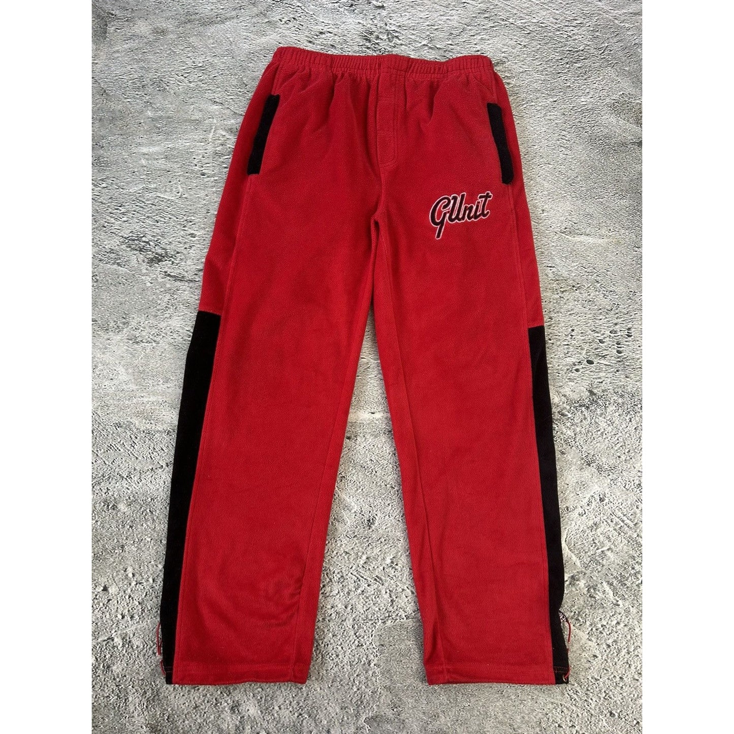 G Unit Track Suit red big logo vintage velour set 50 Cent