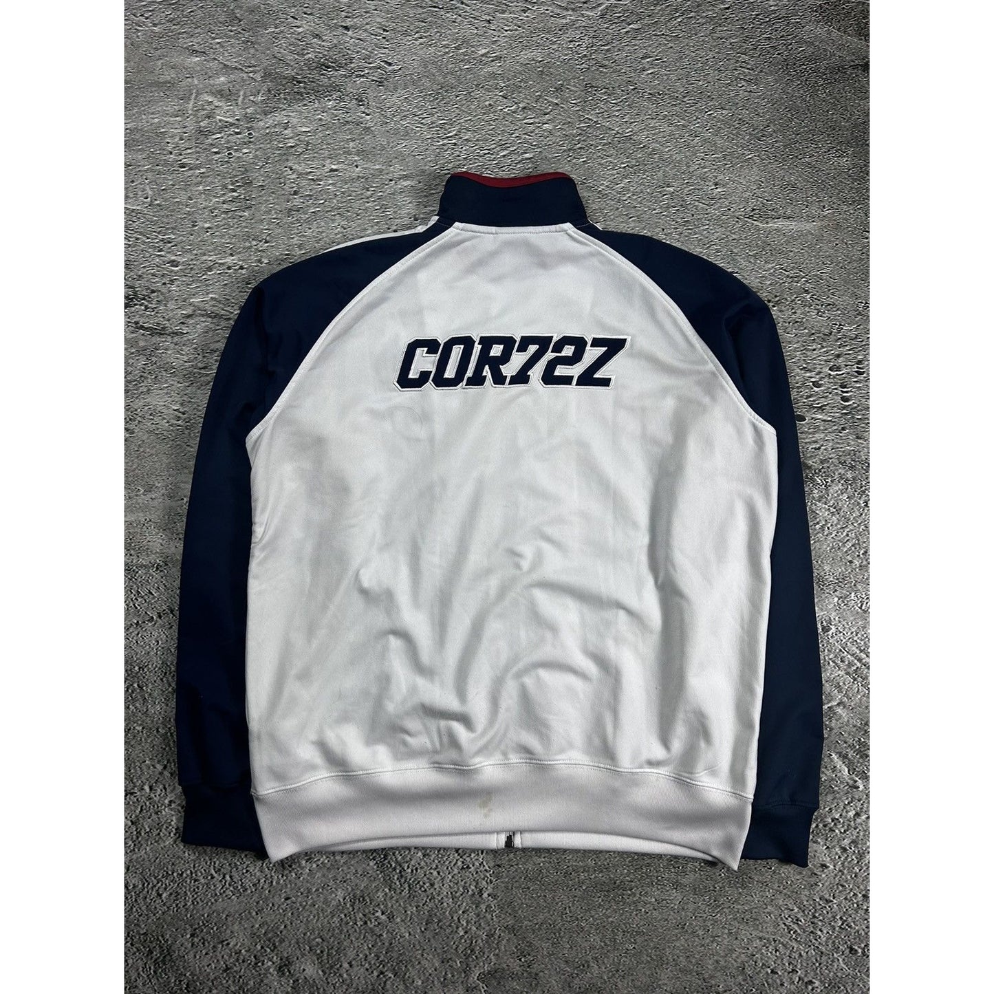 Nike Cortez track jacket zip sweatshirt vintage 2000s white