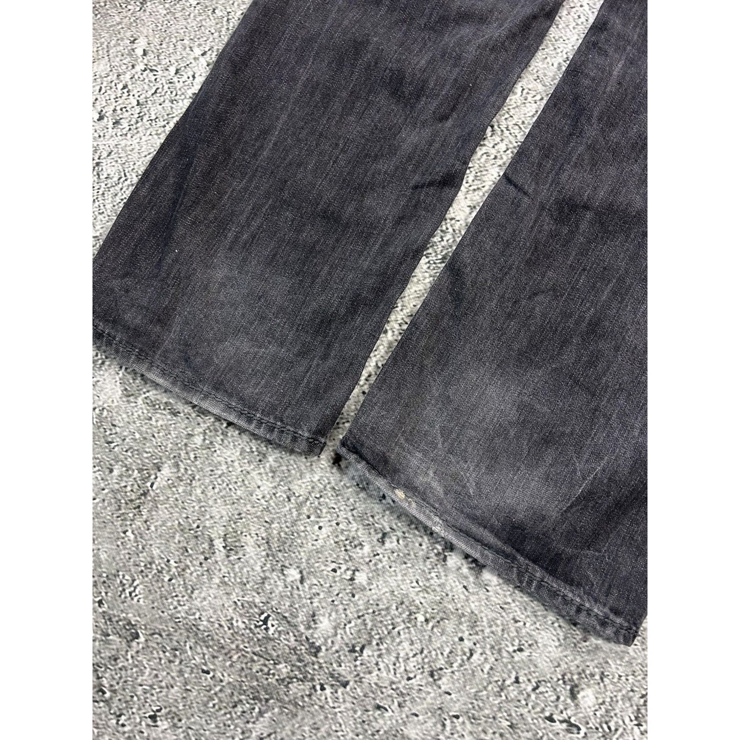True Religion vintage grey jeans denim pants Y2K