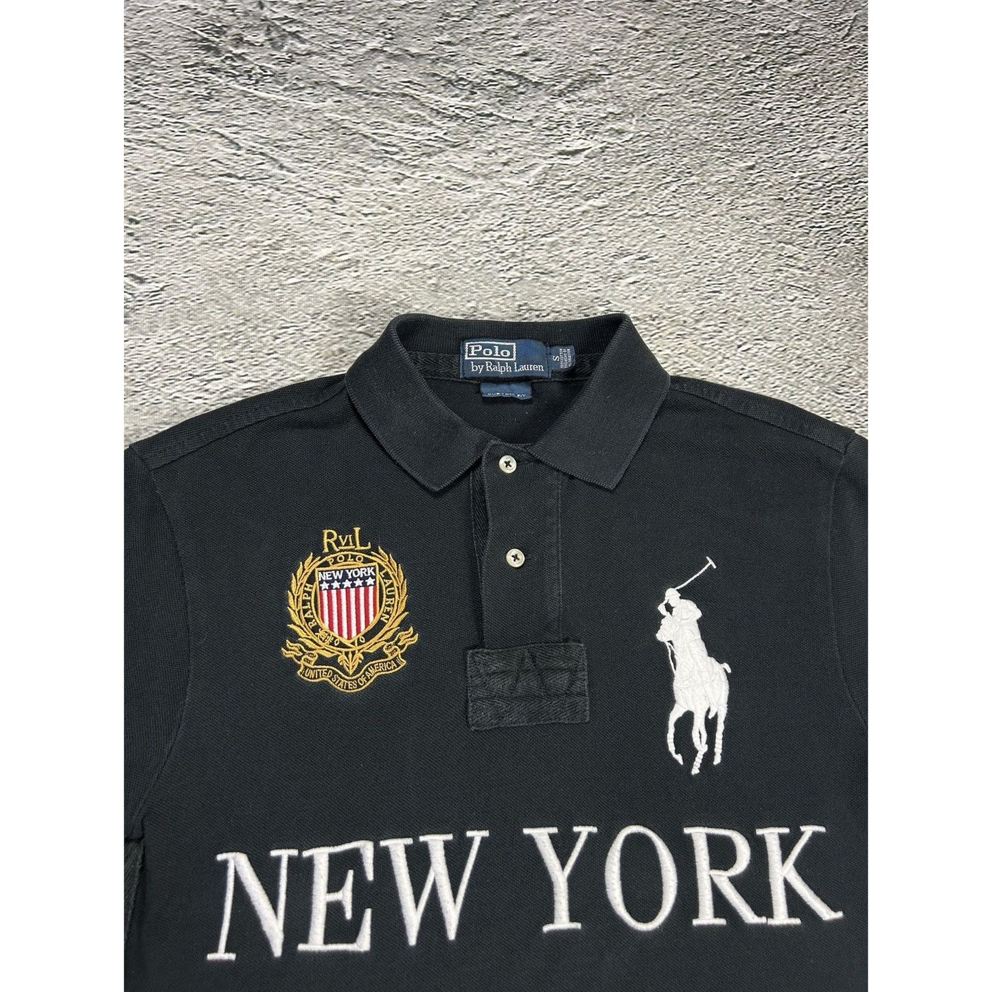 Chief Keef Polo Ralph Lauren New York black Polo T-shirt