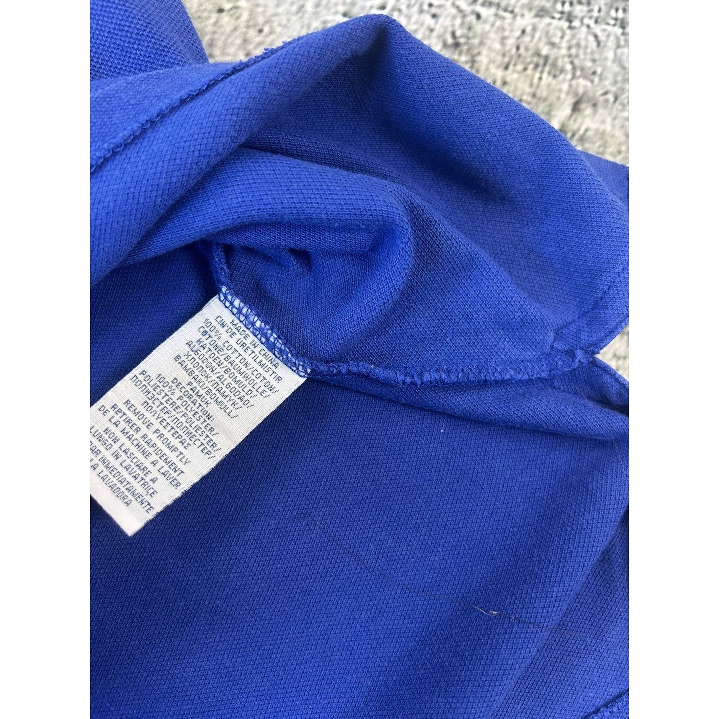 Chief Keef Polo Ralph Lauren Italia vintage blue polo shirt
