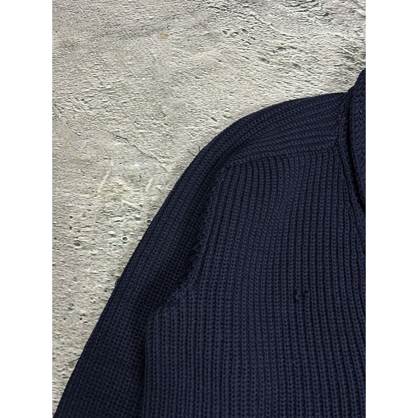 Christian Dior Monsieur Cardigan vintage 70s sweater navy