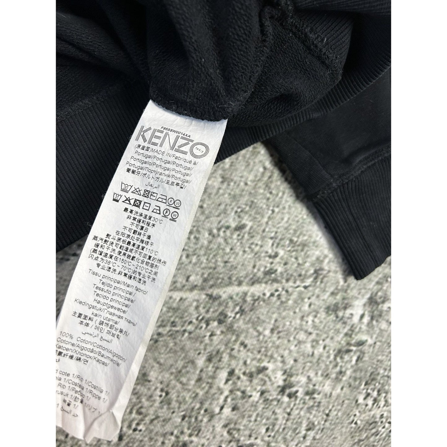 Kenzo Tiger sweatshirt Black crewneck paris