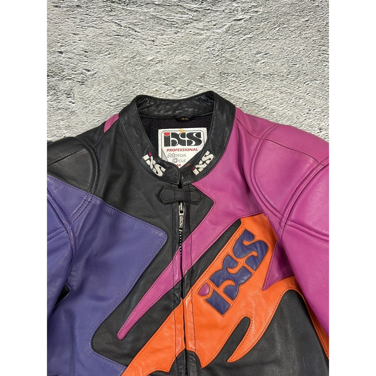 IXS Racing Leather Jacket vintage Y2K motorcycle