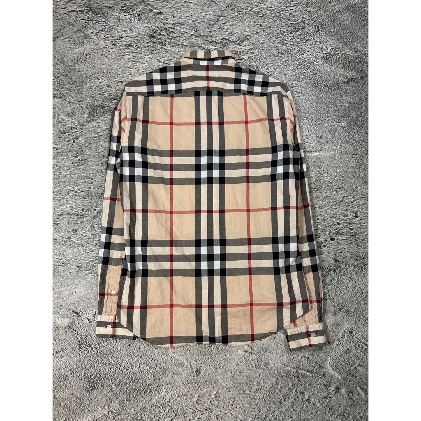 Burberry Brit Nova check monogram long sleeve shirt