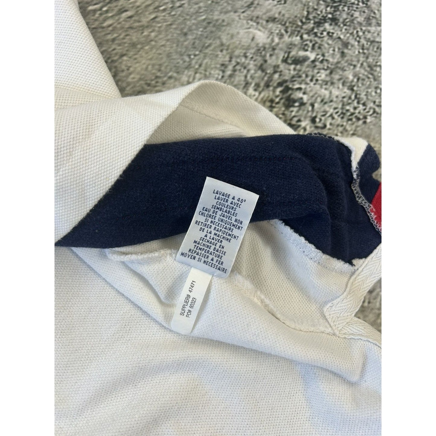 Chief Keef Polo Ralph Lauren vintage big pony white navy