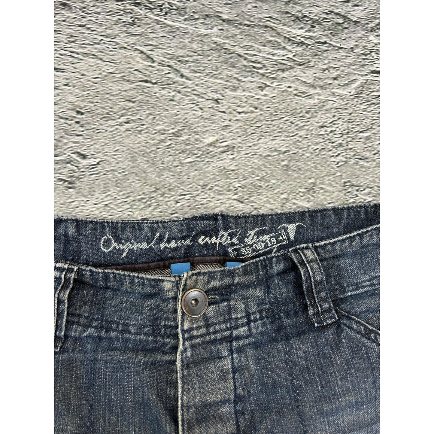 vintage jorts baggy cargo denim shorts EDC by Espirit