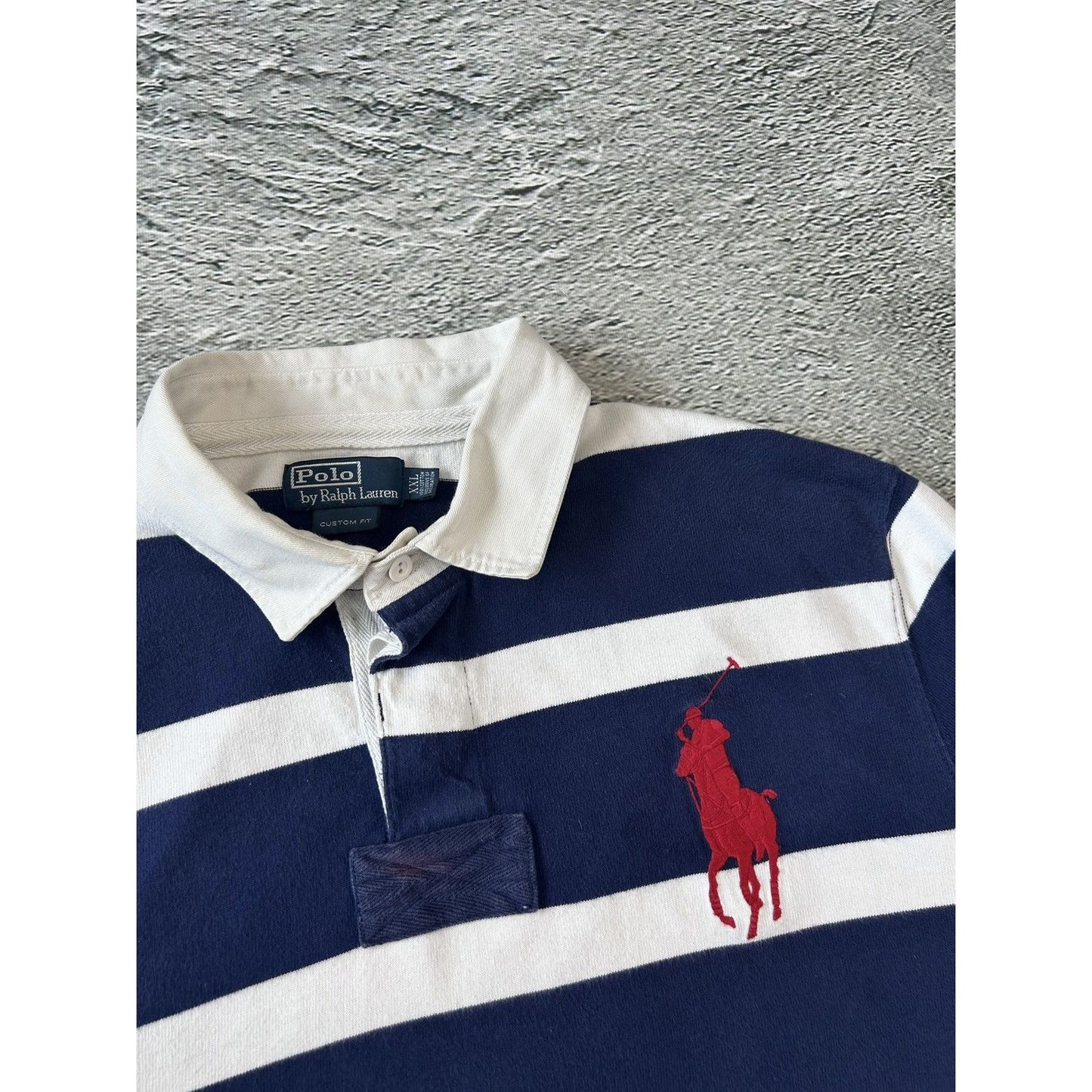 Chief Keef Polo Ralph Lauren striped longsleeve big pony