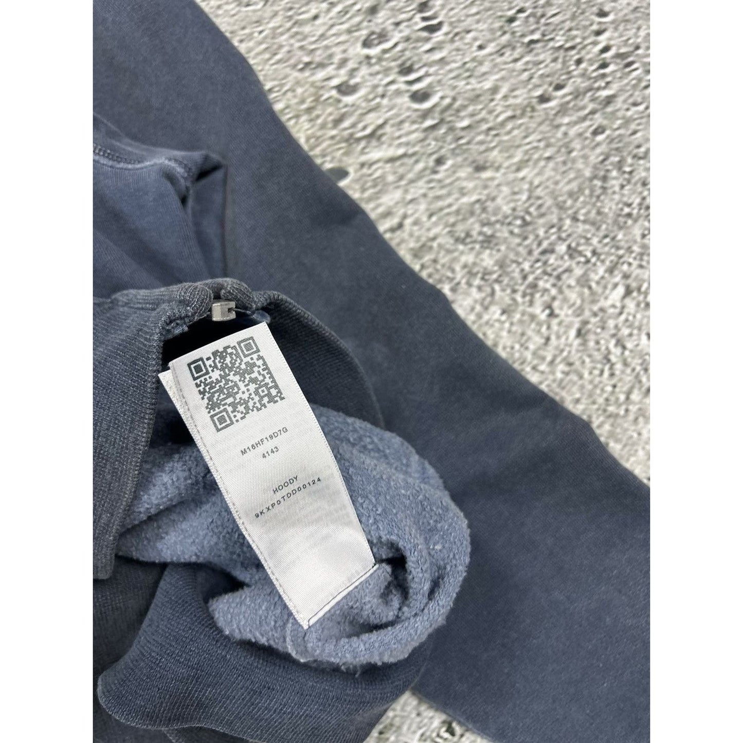 True Religion dark grey zip hoodie patchwork Y2K big logo