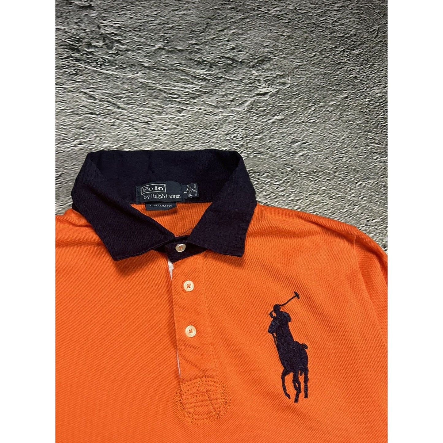 Chief Keef Polo Ralph Lauren orange big pony longsleeve