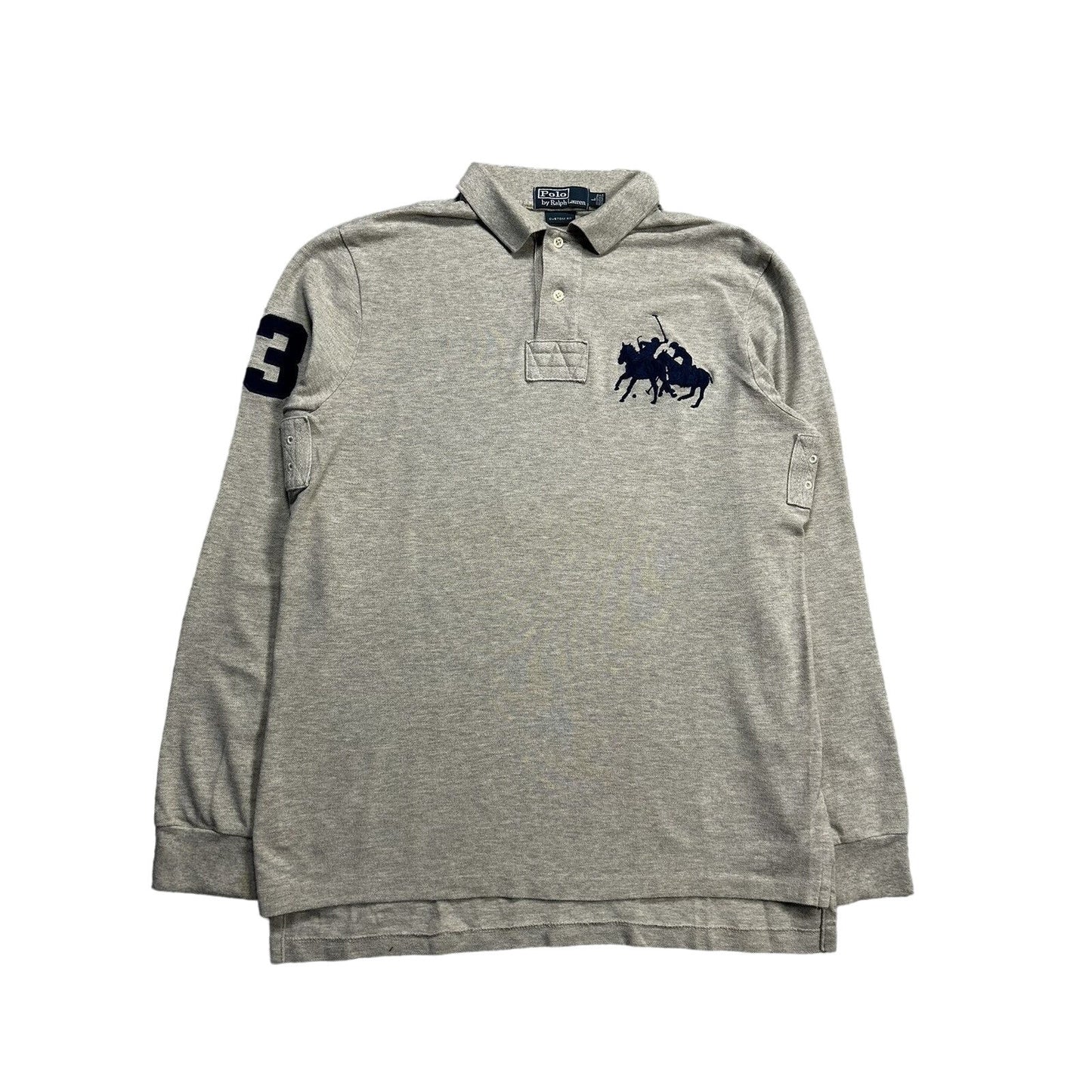 Chief Keef Polo Ralph Lauren grey longsleeve big pony