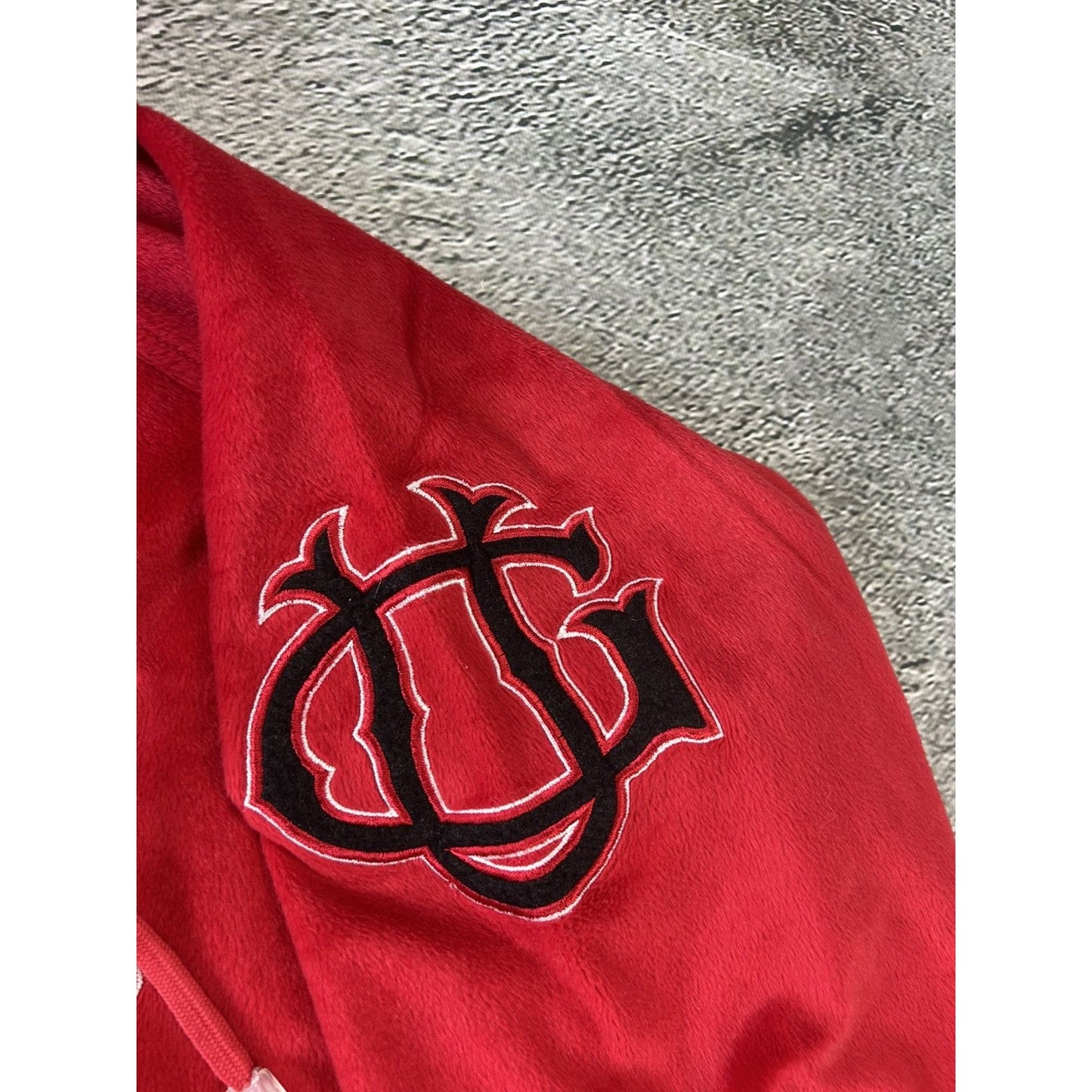 G Unit Track Suit red big logo vintage velour set 50 Cent