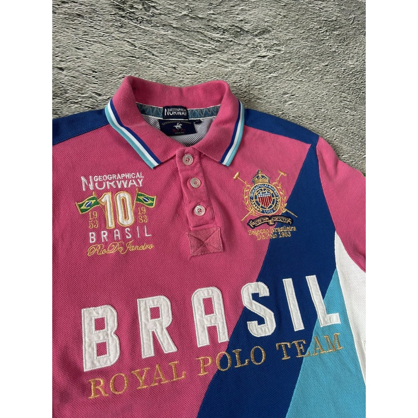 Chief Keef Polo vintage Brazil pink Geografical Norway
