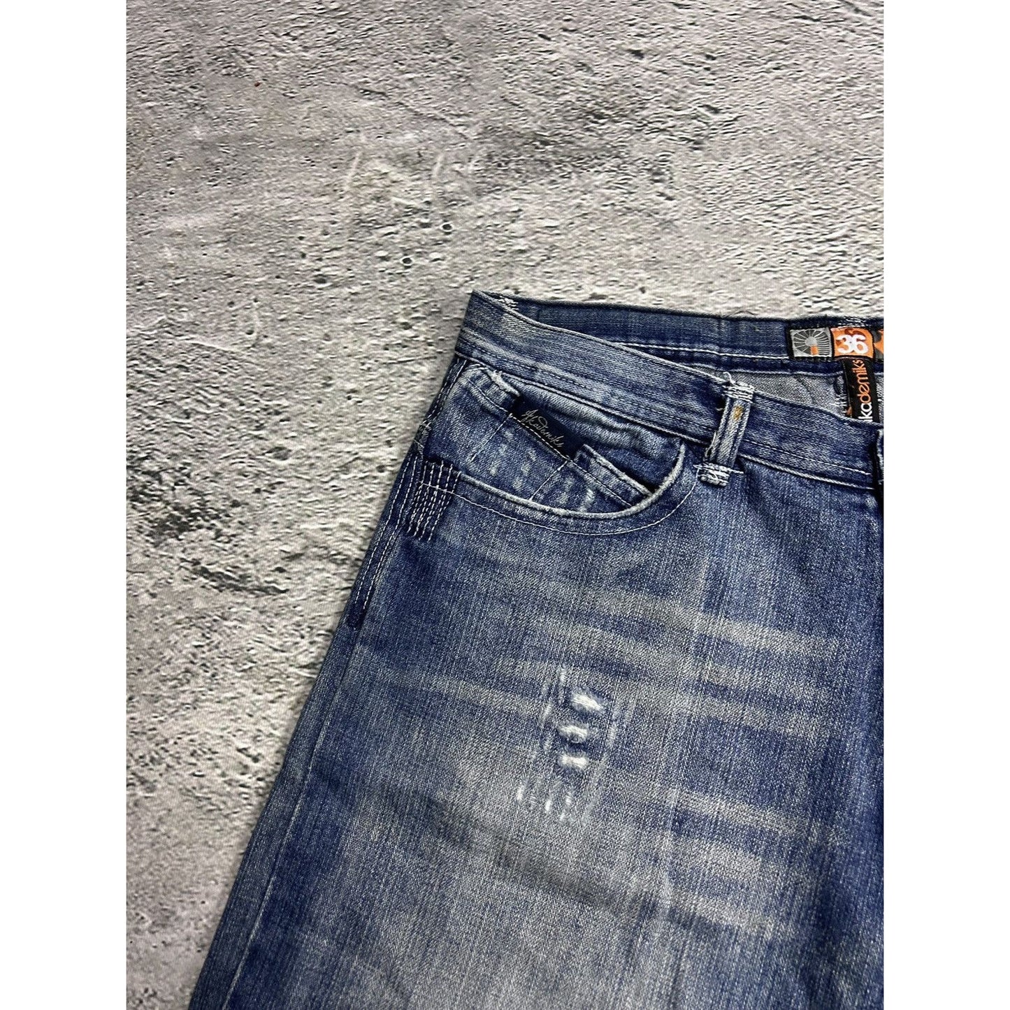 Akademiks Jeans vintage Y2K blue baggy