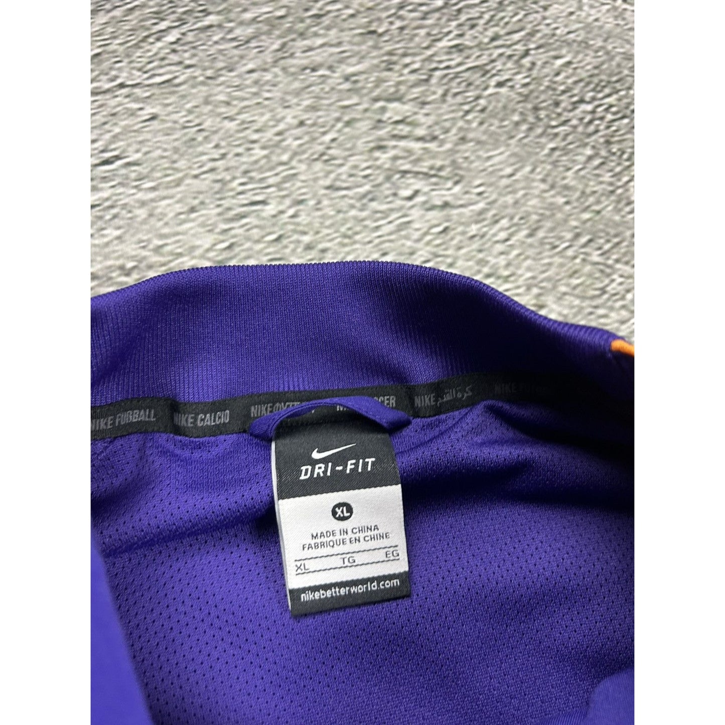 Nike Galatasaray track jacket purple nylon