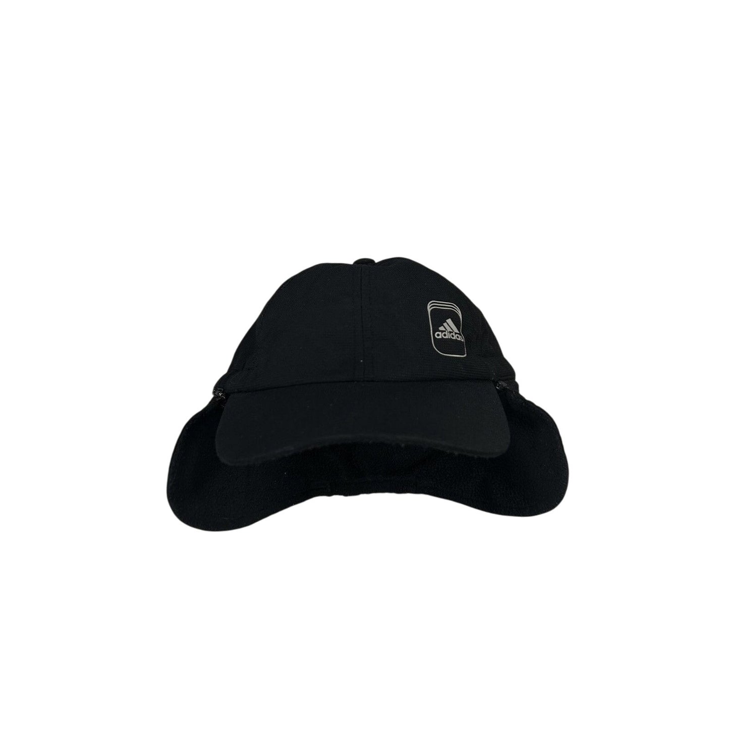 Adidas vintage trooper hat ushanka navy black Y2K cap