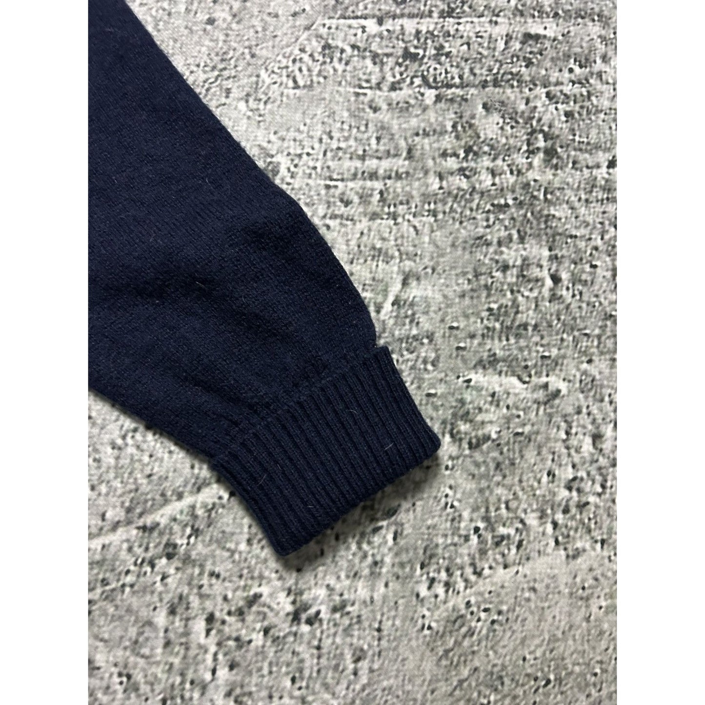 Polo Ralph Lauren vintage sweater turtleneck lambswool navy