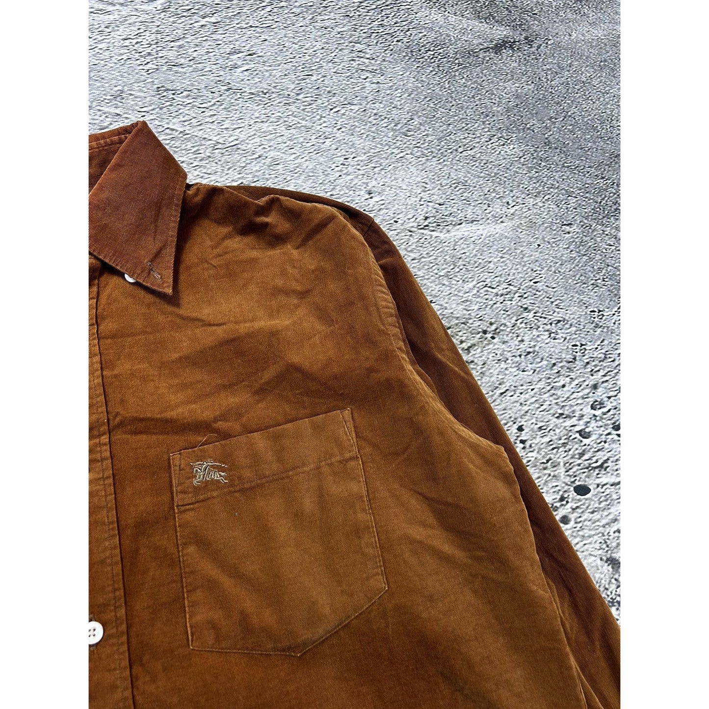 Burberry vintage shirt corduroy brown rare