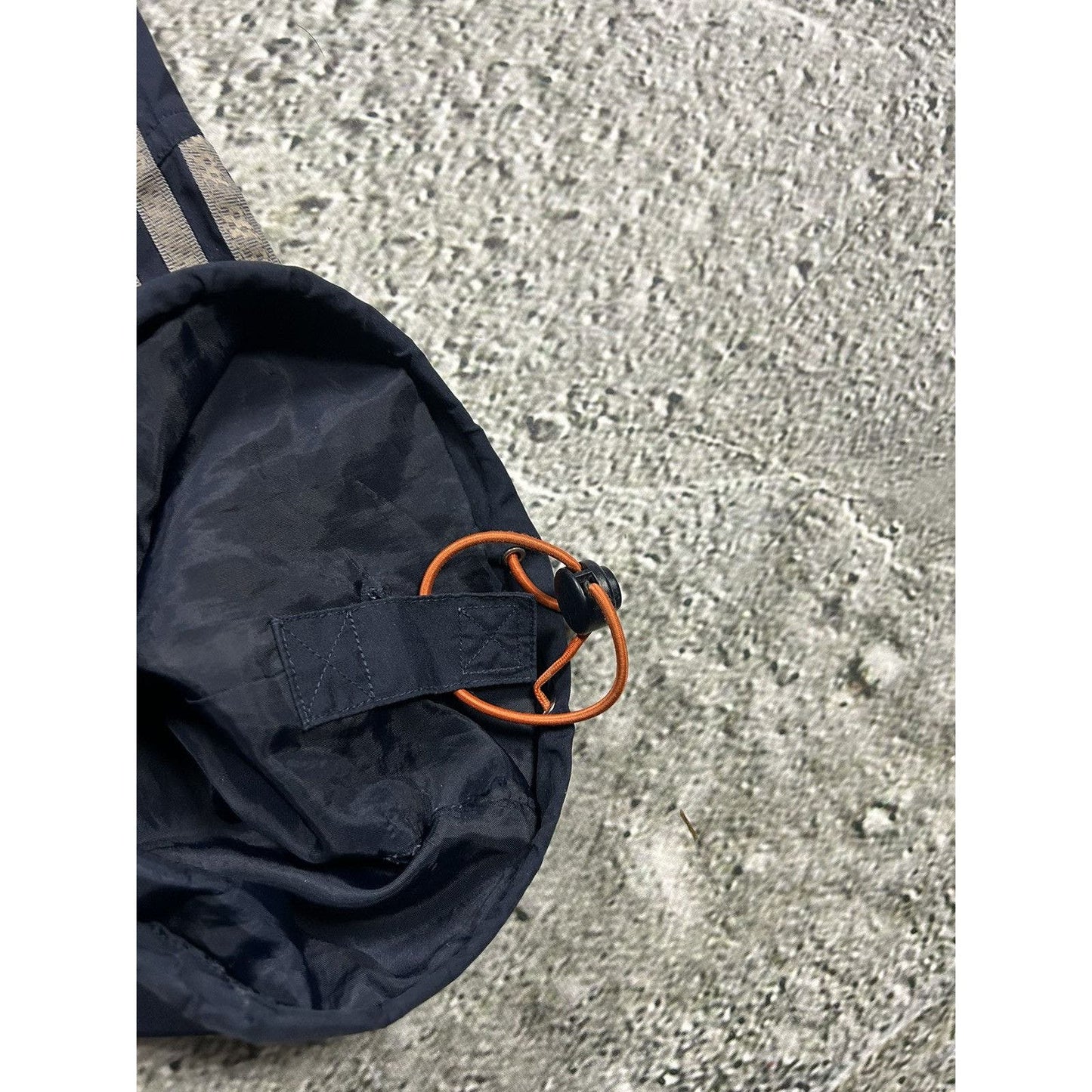 Adidas vintage navy orange nylon track pants 2000s