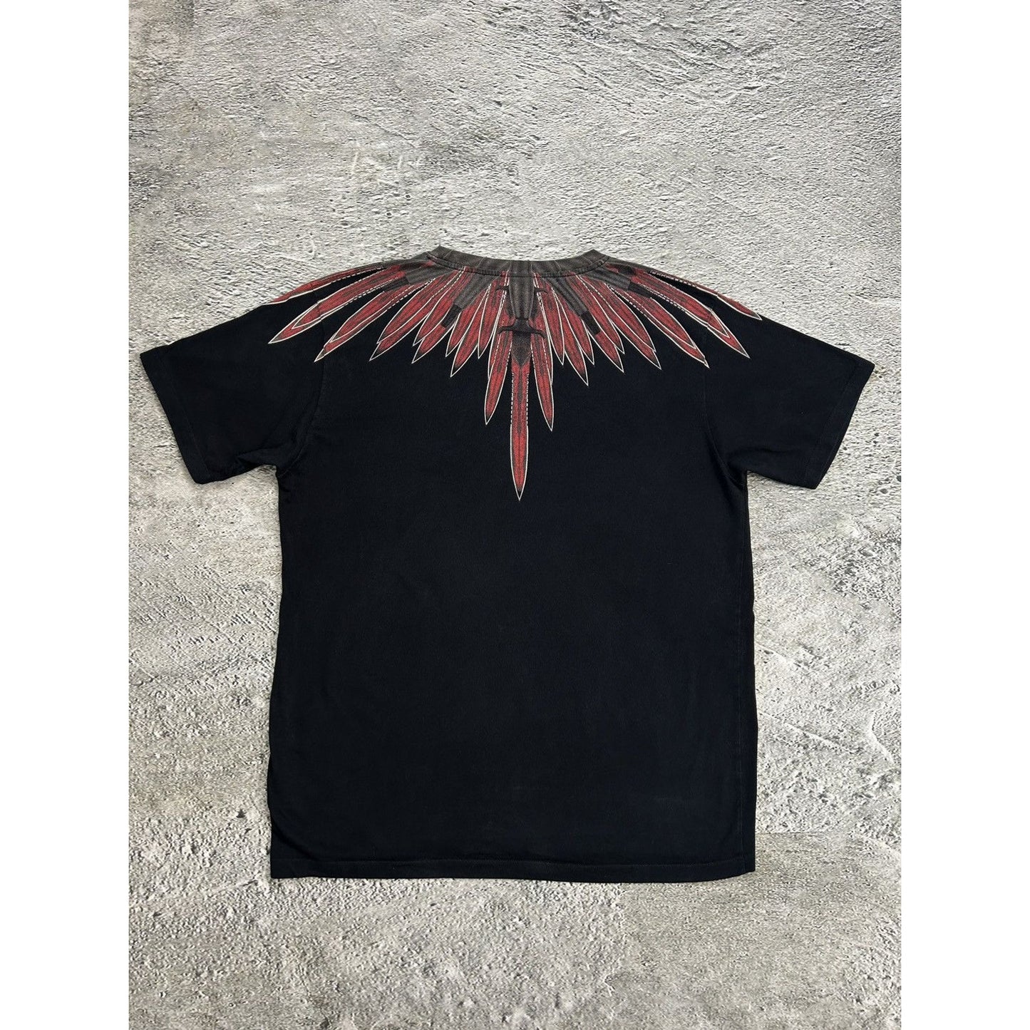 Marcelo Burlon Tee black red wings