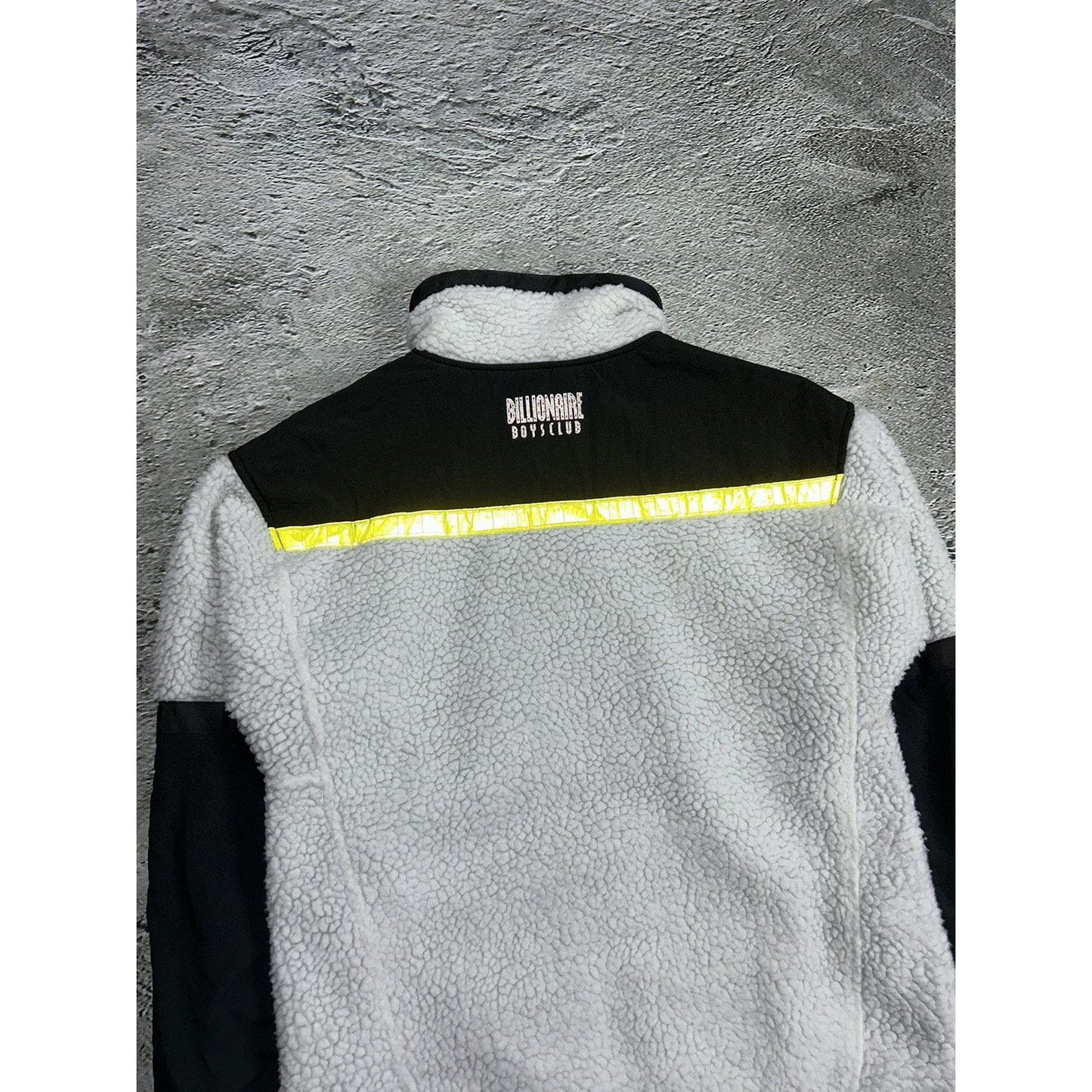 Billionaire Boys Club Fleece Sherpa jacket reflective white