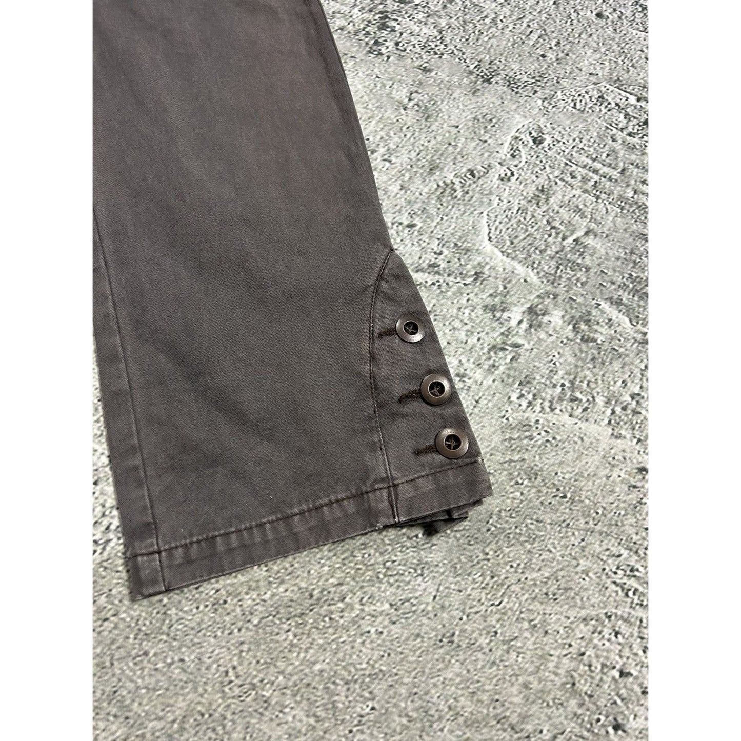 Vintage cargo pants flated grey utility military
