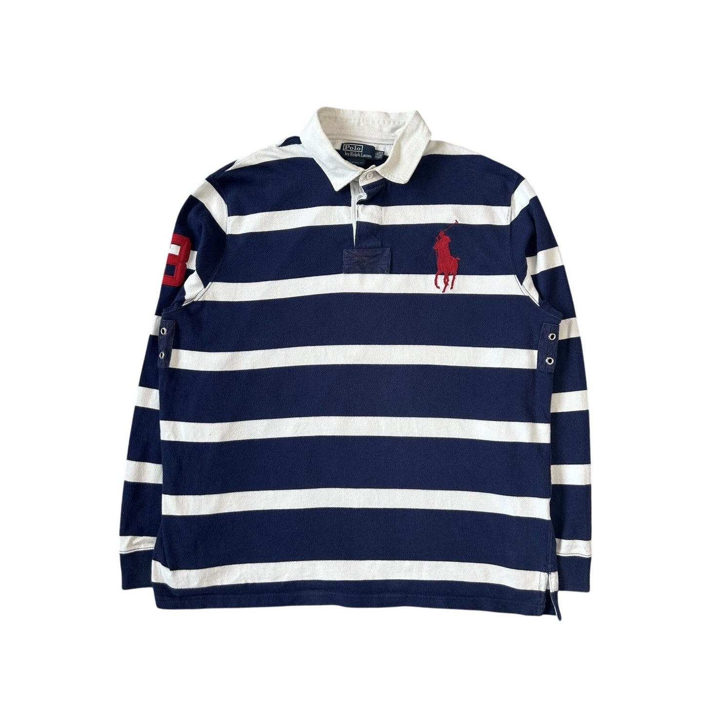 Chief Keef Polo Ralph Lauren striped longsleeve big pony