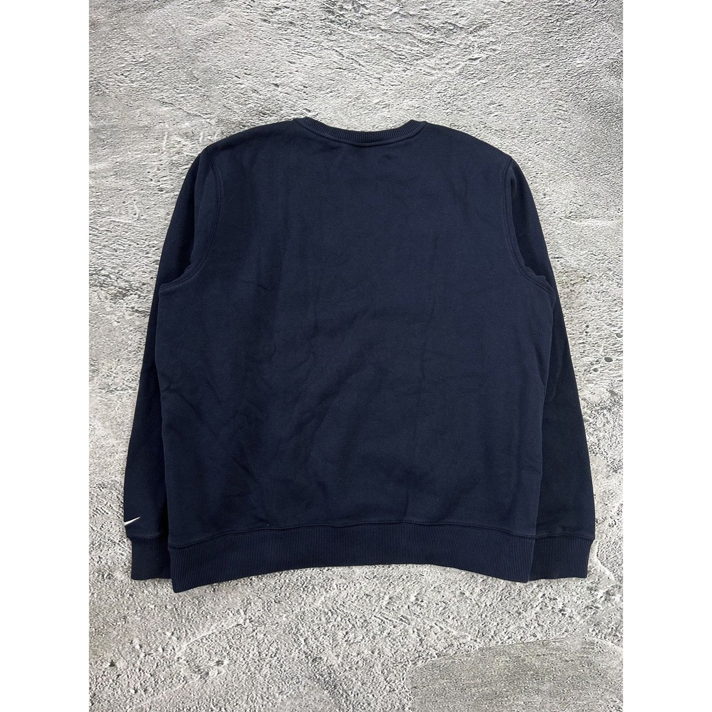 Nike crewneck navy big logo spell out vintage style navy
